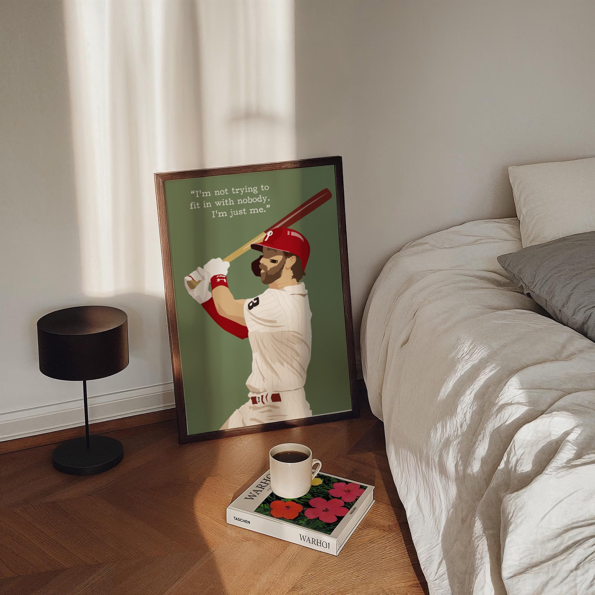 Bryce Harper Baseball Motivational Quote Wall Art - Image 2