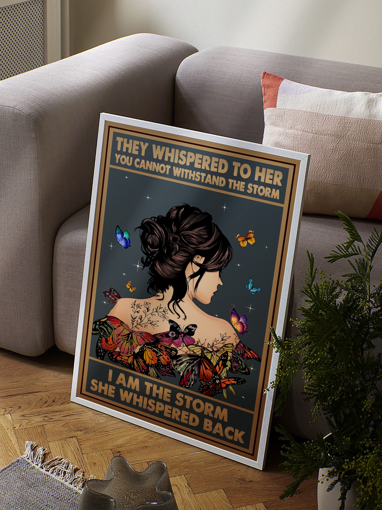 Butterfly She Whispered Back Inspirational Printable - Image 3