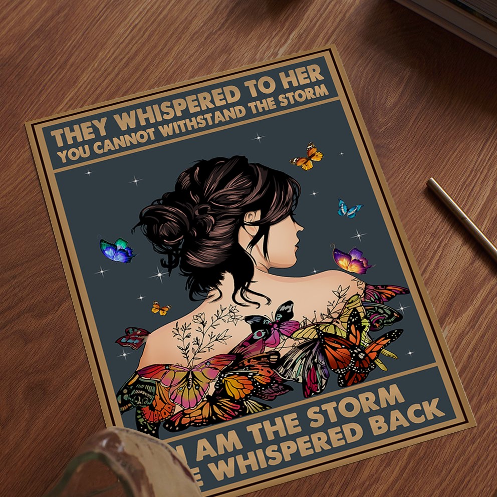 Butterfly She Whispered Back Inspirational Printable - Image 5