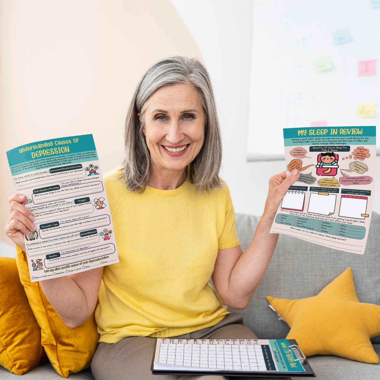 Causes of Depression Fillable Worksheet Printable - Image 4