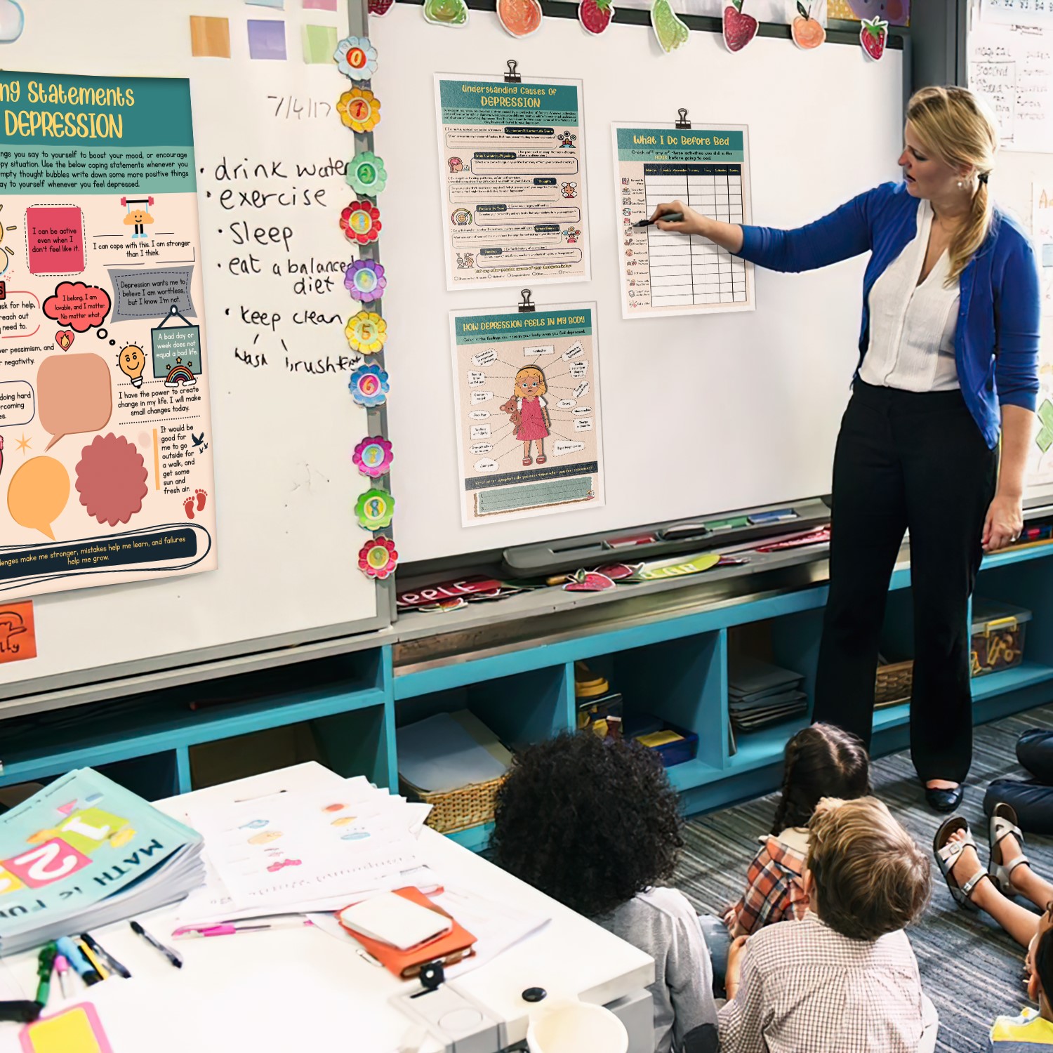 Causes of Depression Fillable Worksheet Printable - Image 6