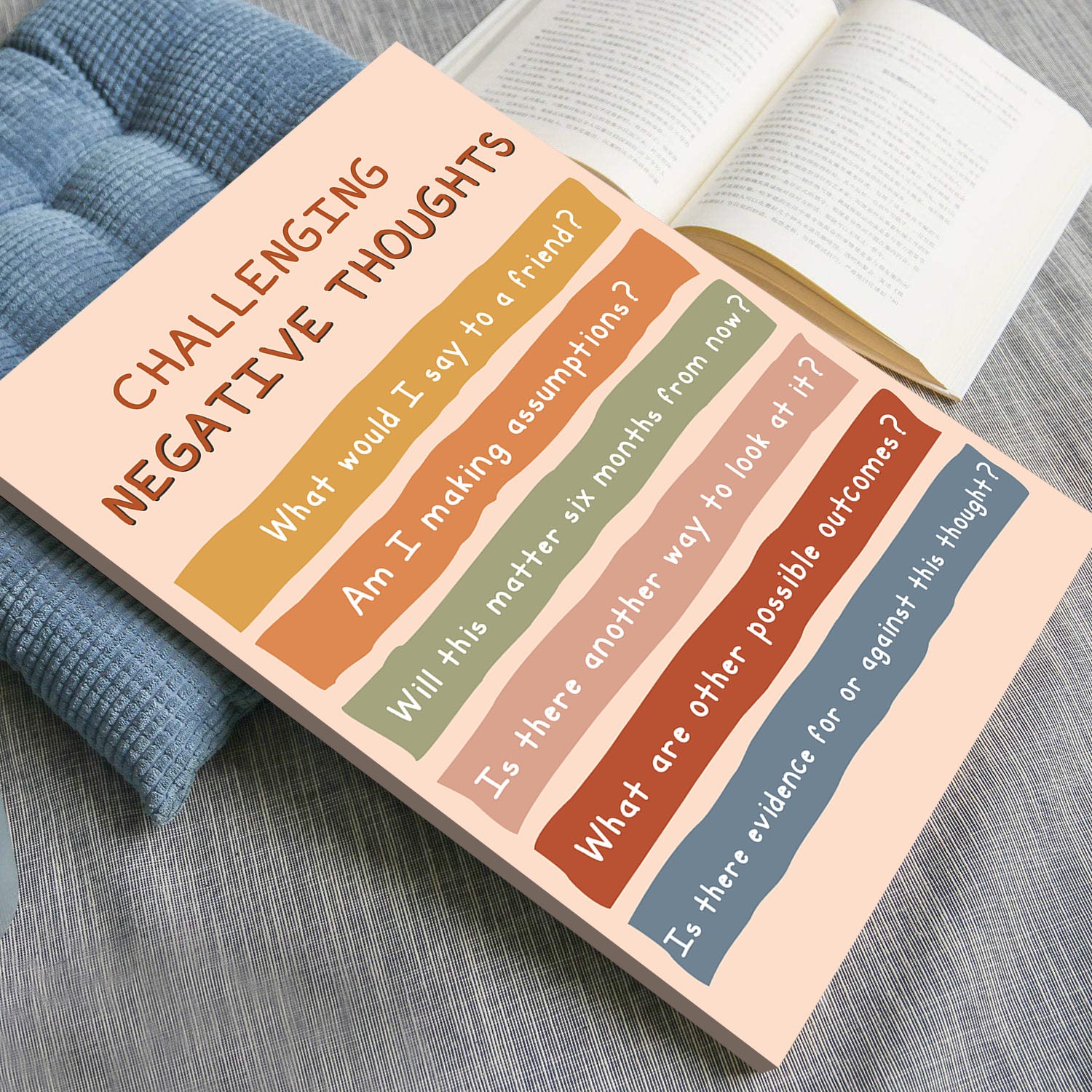 Challenging Negative Thoughts Boho Printable - Image 4