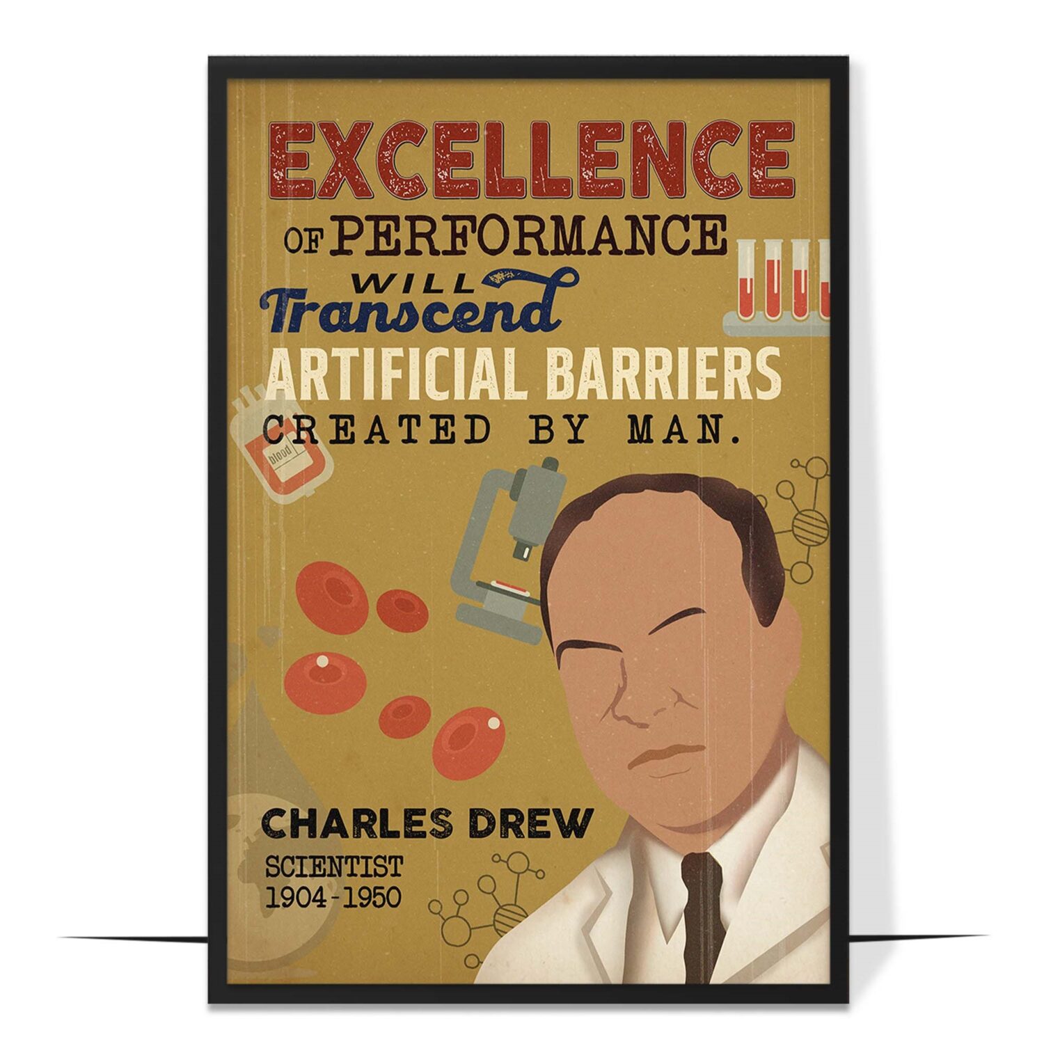 Charles Drew Hand-drawn Wall Art