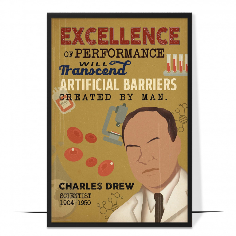 Charles Drew Hand-drawn Wall Art