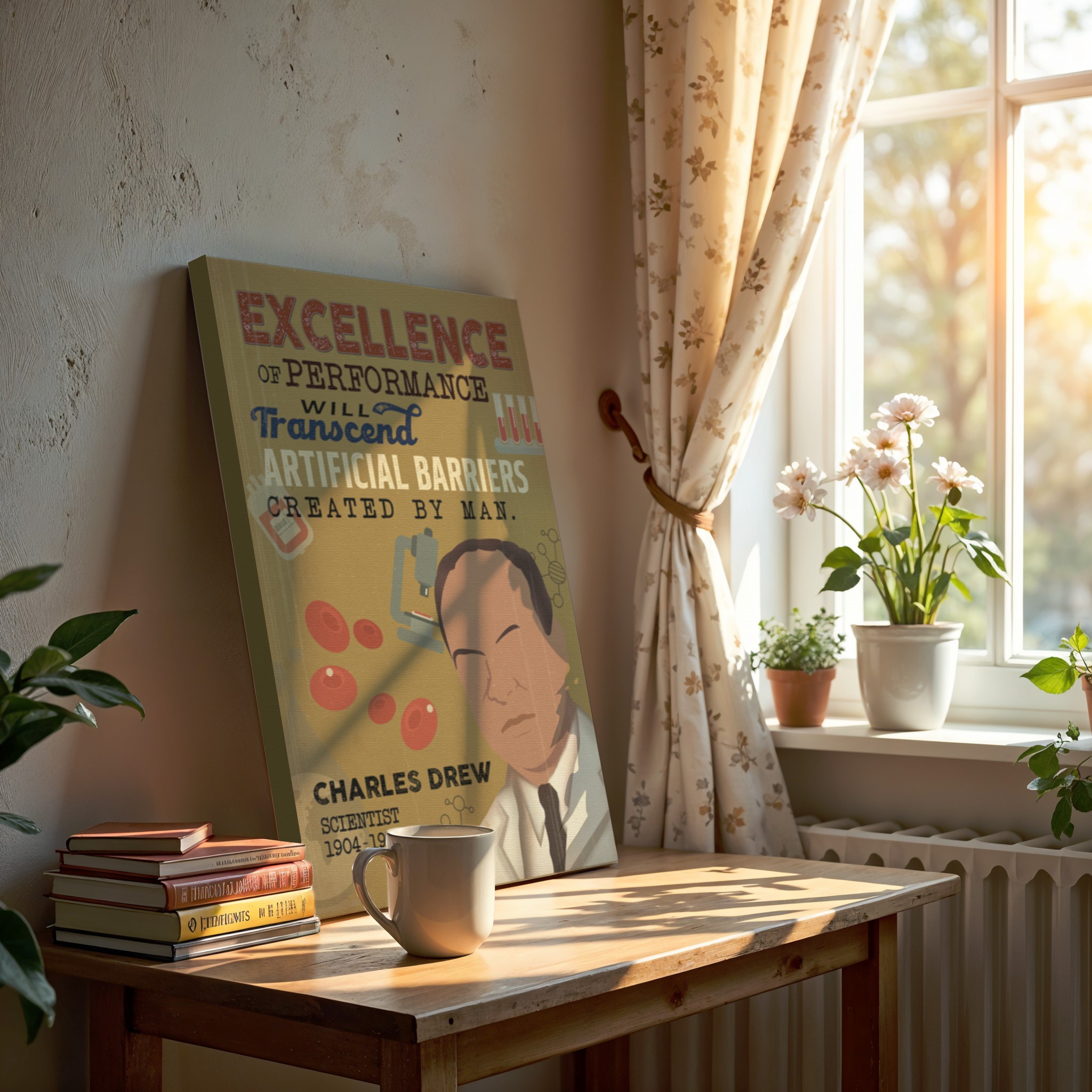 Charles Drew Inspirational Quote Wall Art - Image 2