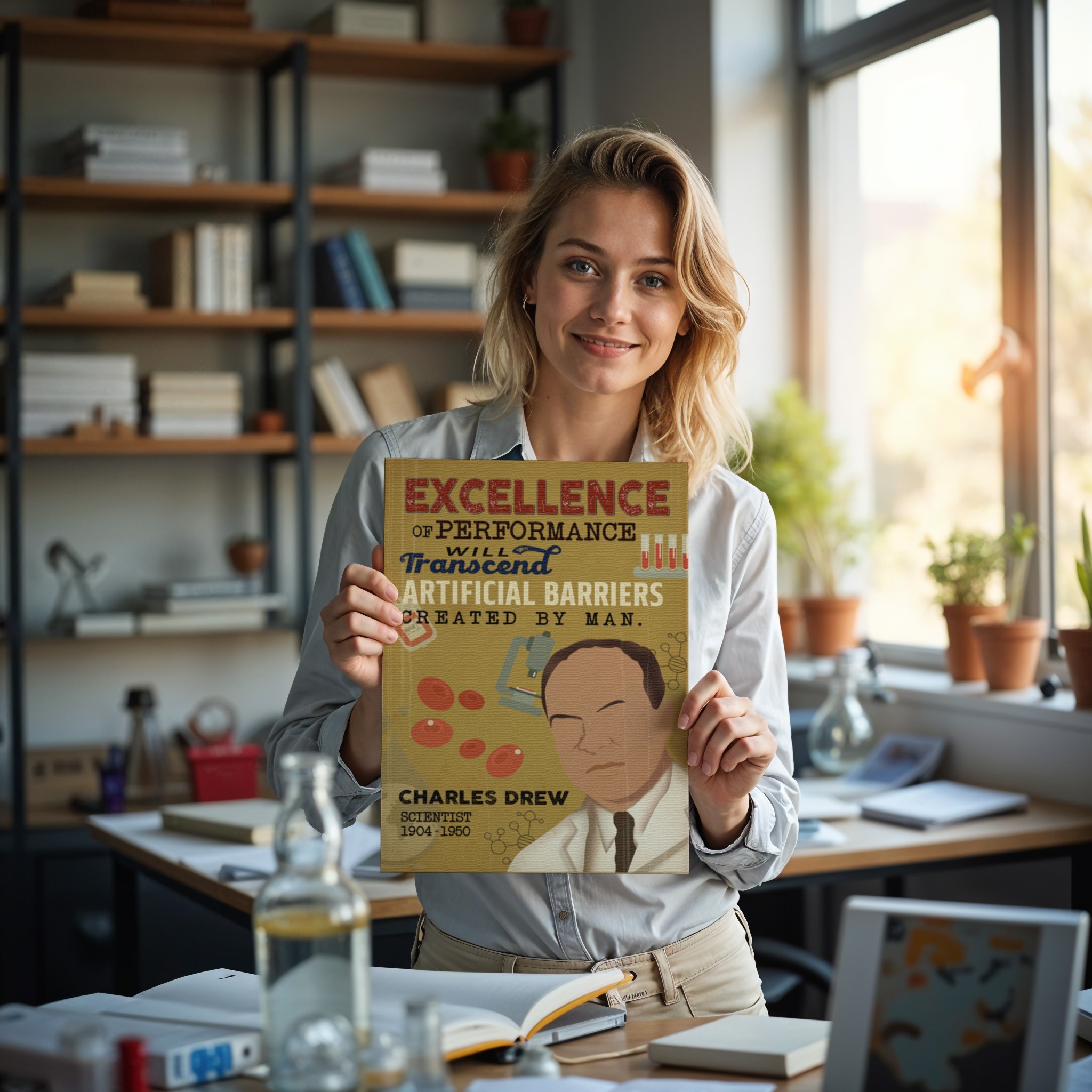 Charles Drew Inspirational Quote Wall Art - Image 6