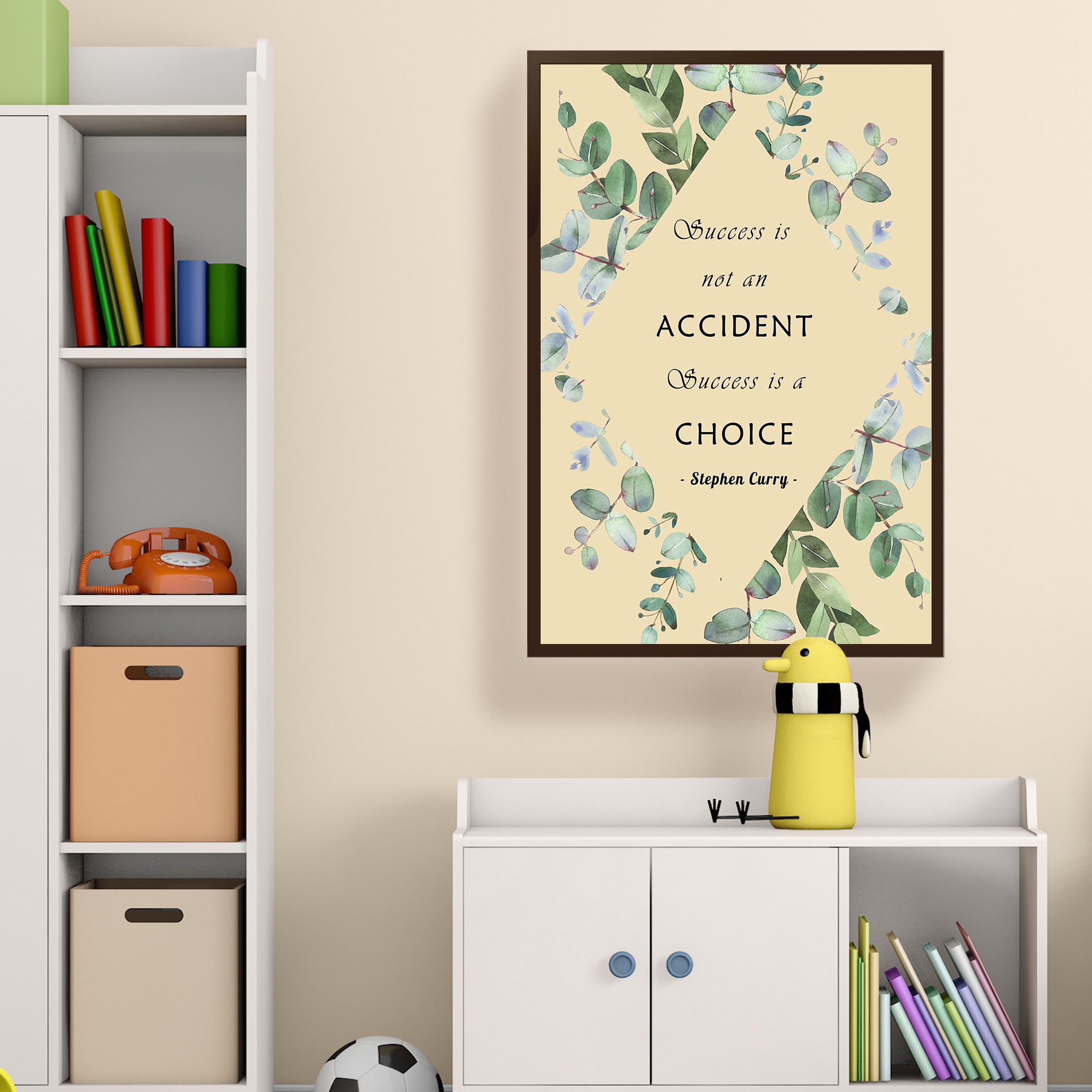 Choice Growth Mindset Motivational Quote Wall Art - Image 3