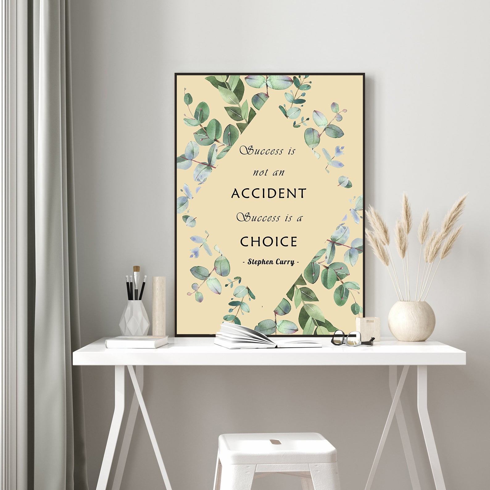 Choice Growth Mindset Motivational Quote Wall Art - Image 5