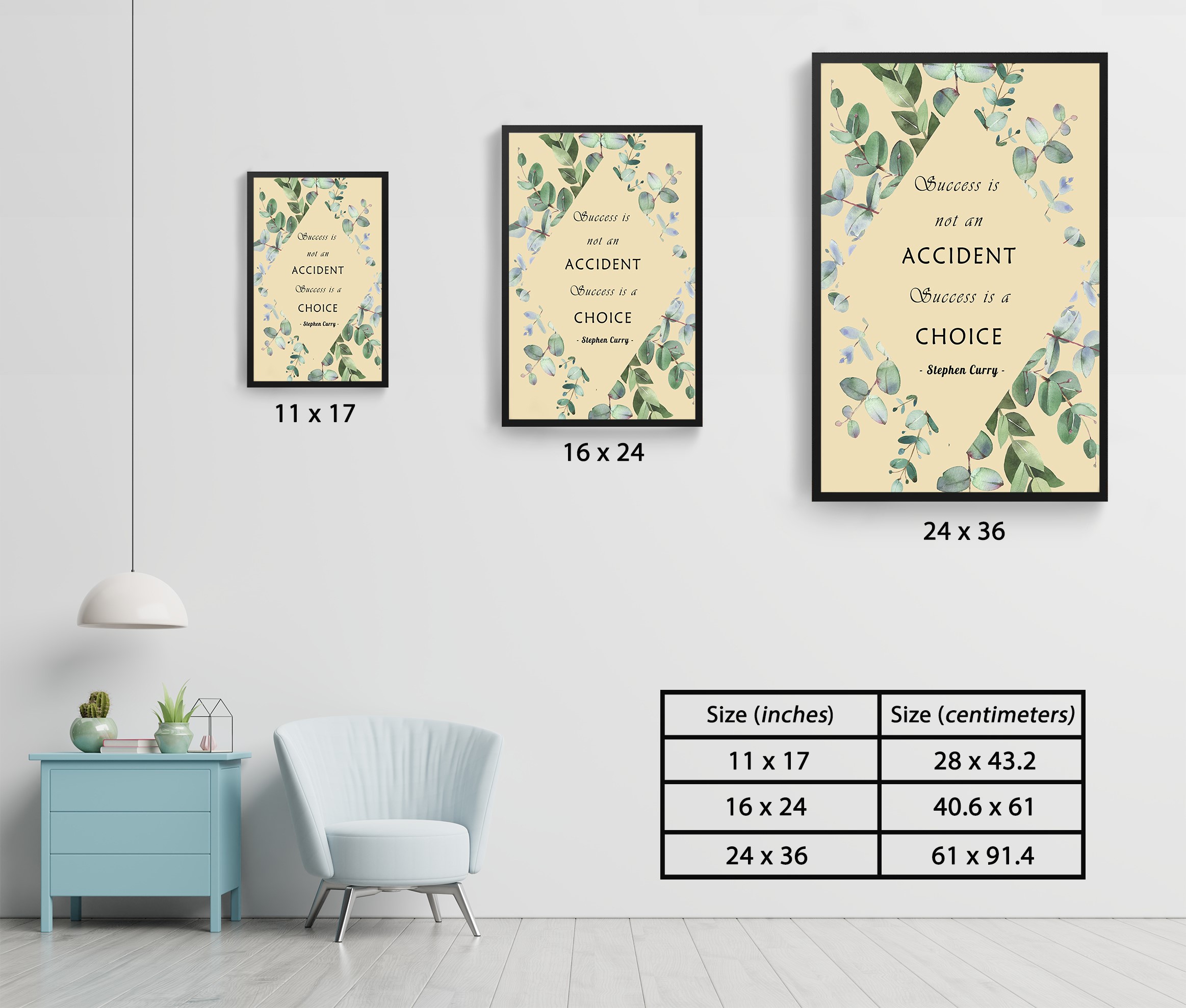 Choice Growth Mindset Motivational Quote Wall Art - Image 7