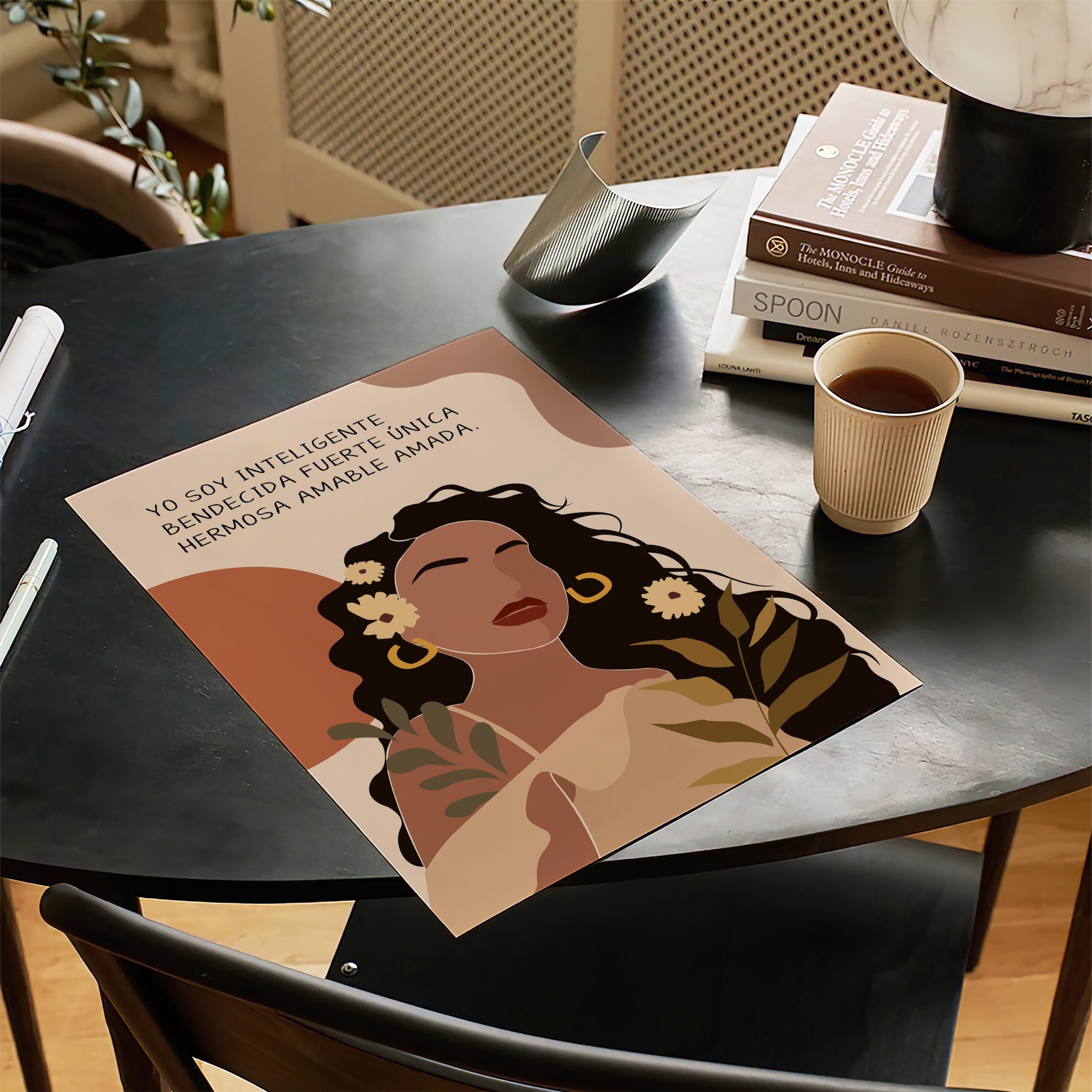 Cita Inspiradora Spanish Positive Affirmation Wall Art - Image 2