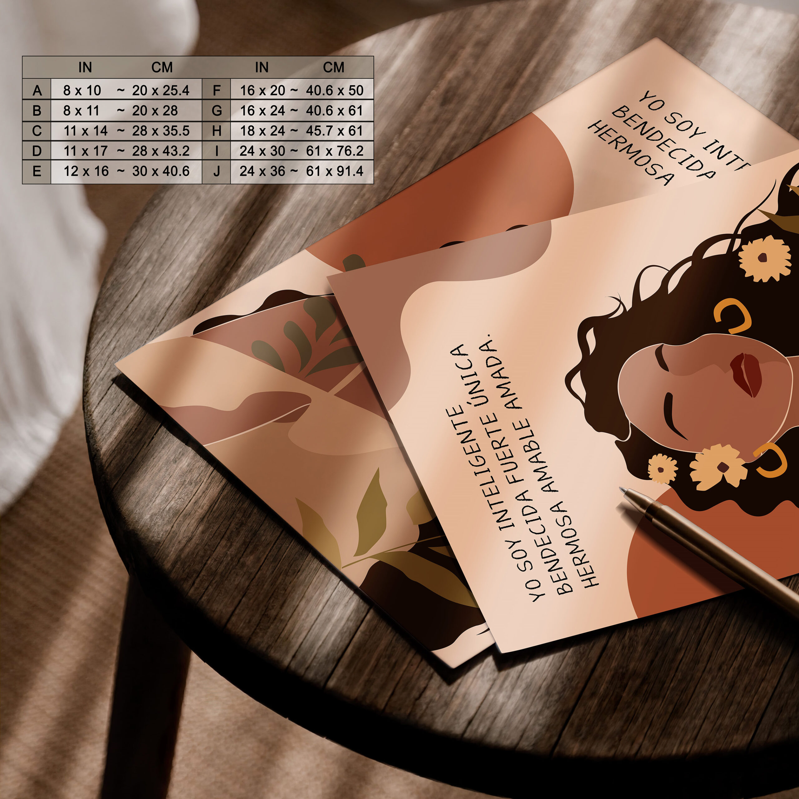 Cita Inspiradora Spanish Positive Affirmation Wall Art - Image 7