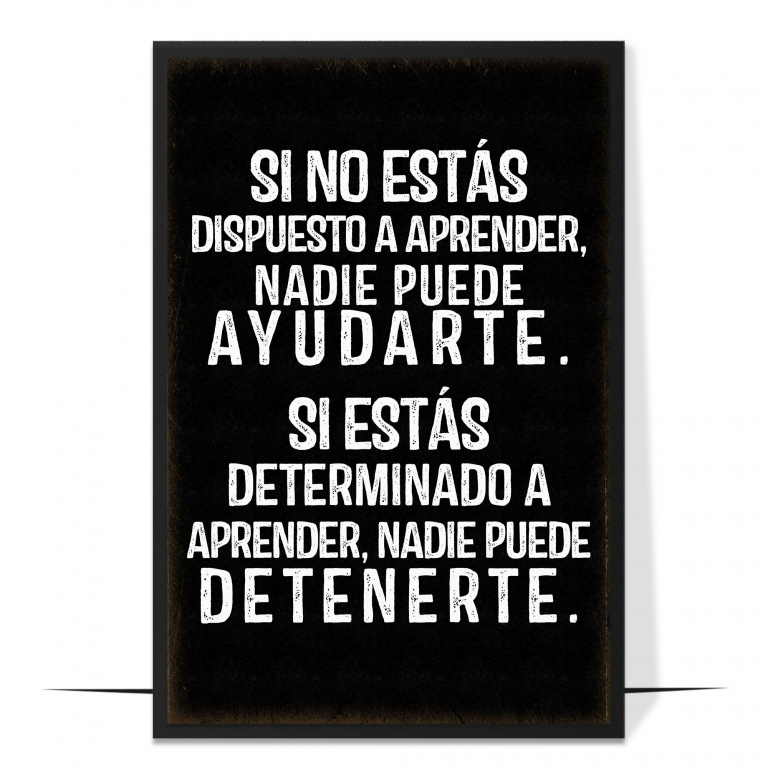Cita Motivadora Spanish Wall Art