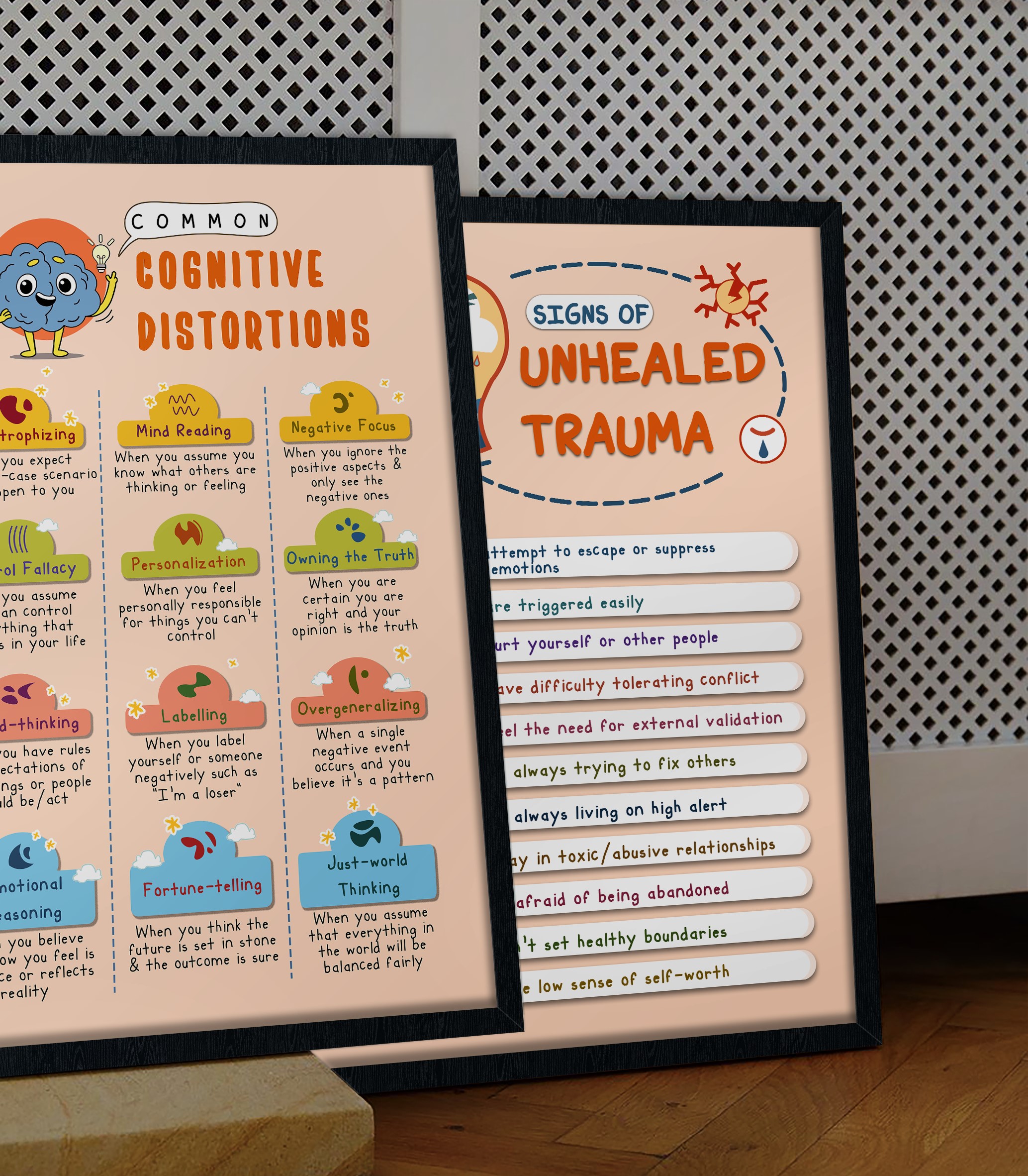 Cognitive Distortions Mental Health Printable - Image 3