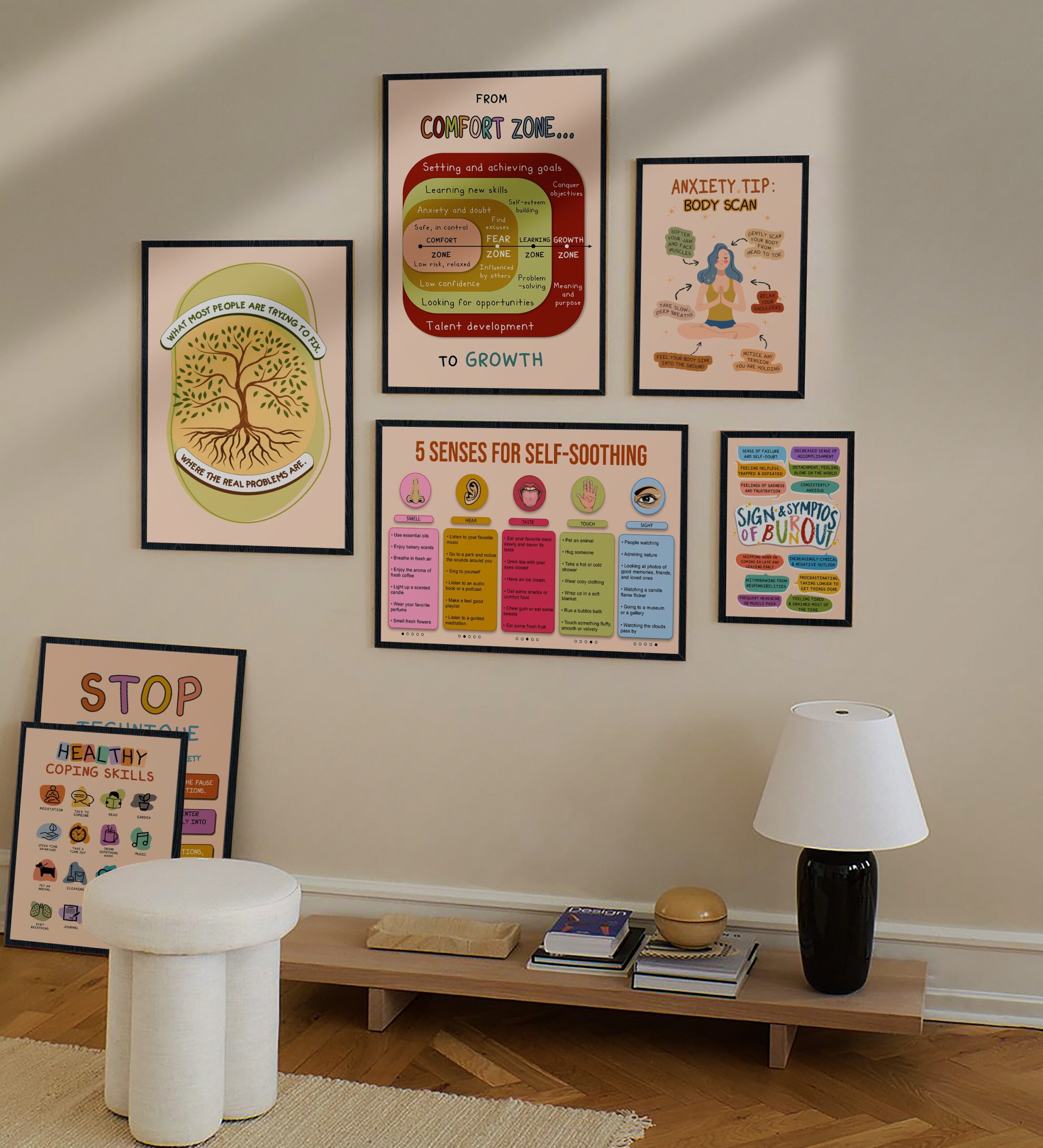 Comfort Zone Boho Mental Health Printable - Image 6