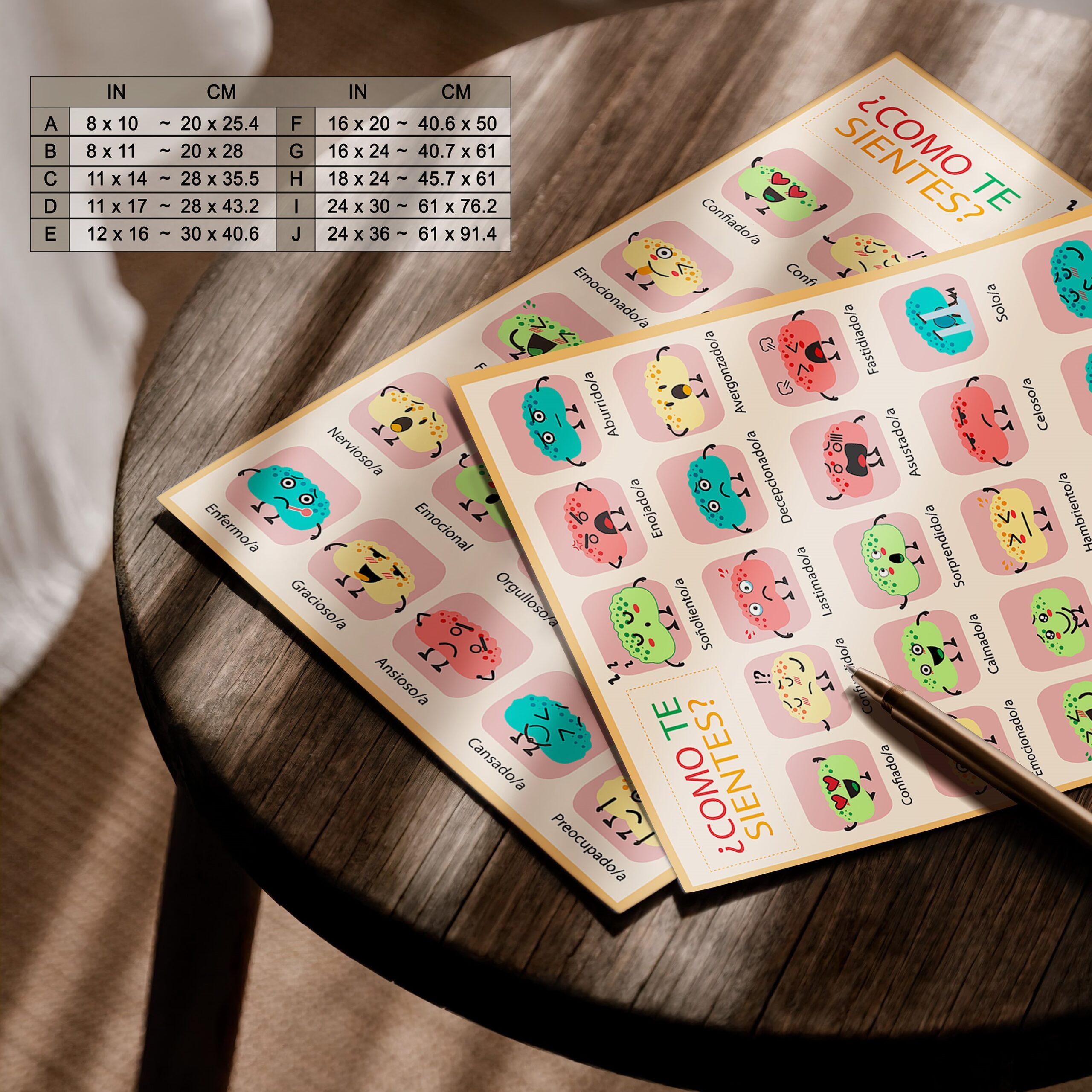 Como Te Sientes Mental Health Printable - Image 7