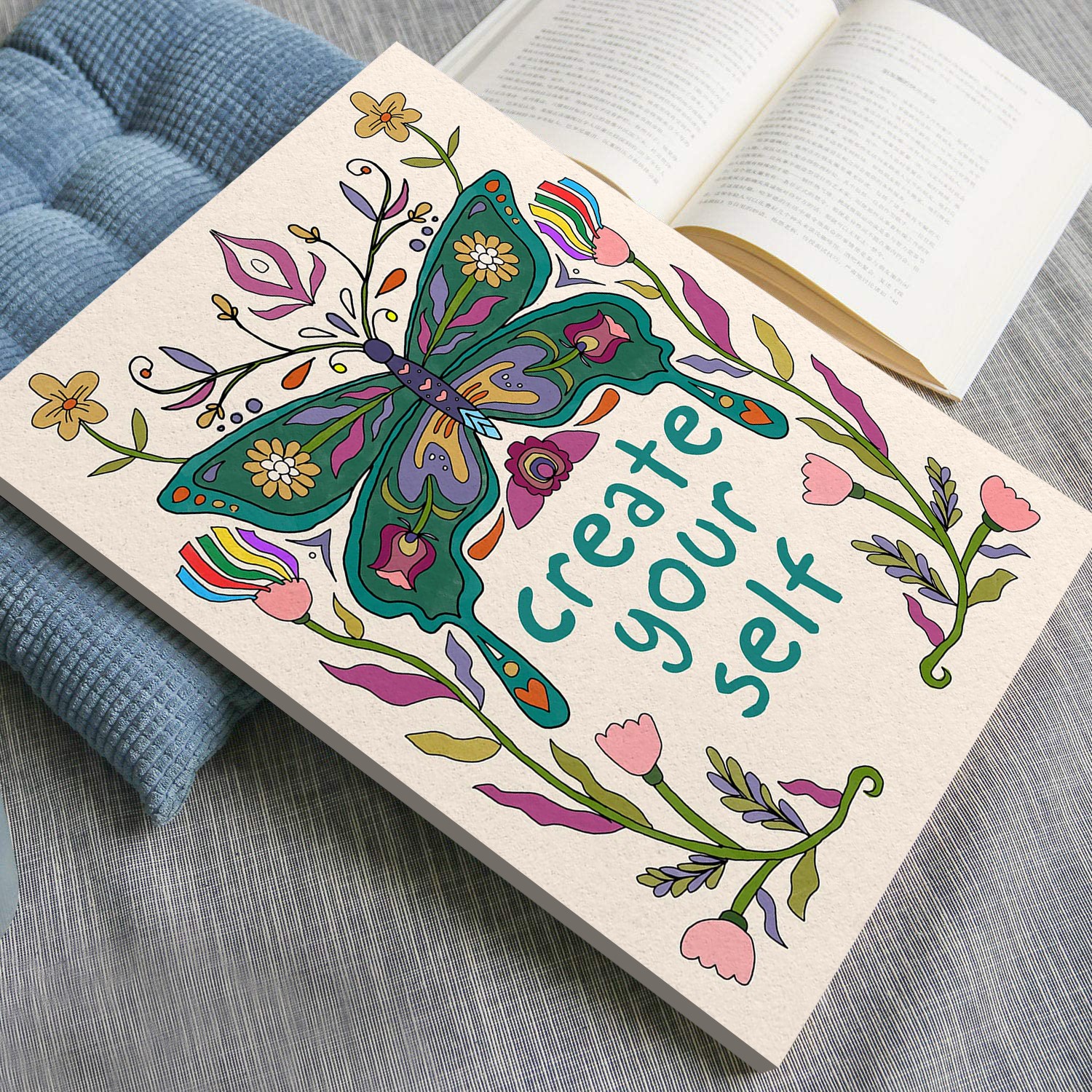 Create Yourself Colorful Mental Health Wall Art - Image 4