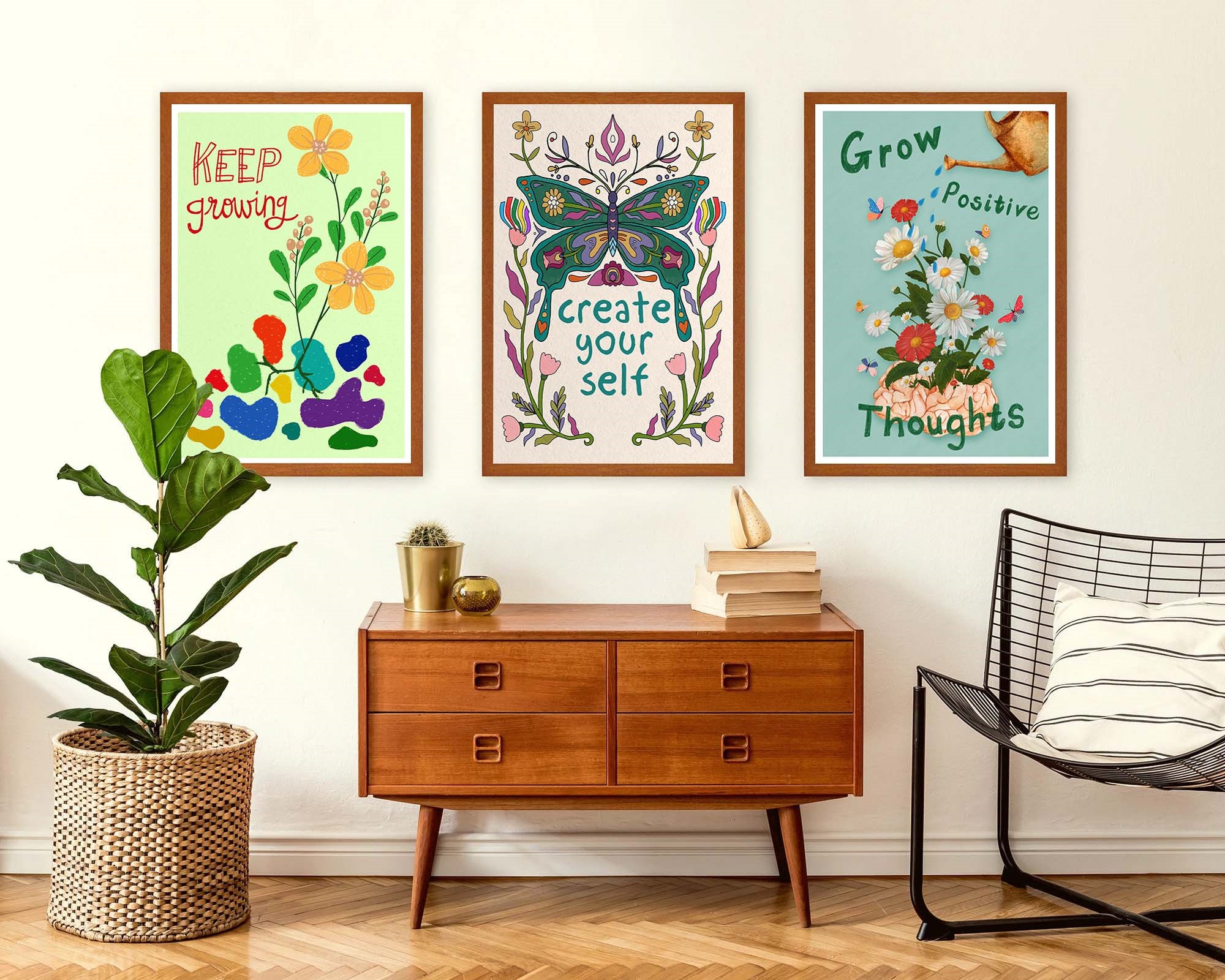 Create Yourself Colorful Mental Health Wall Art - Image 6