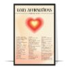 Daily Affirmations Aura Wall Art