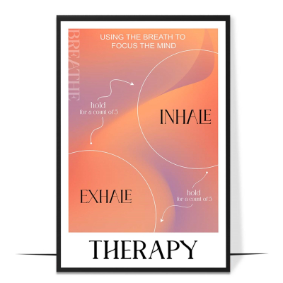 Deep Breath Aura Wall Art