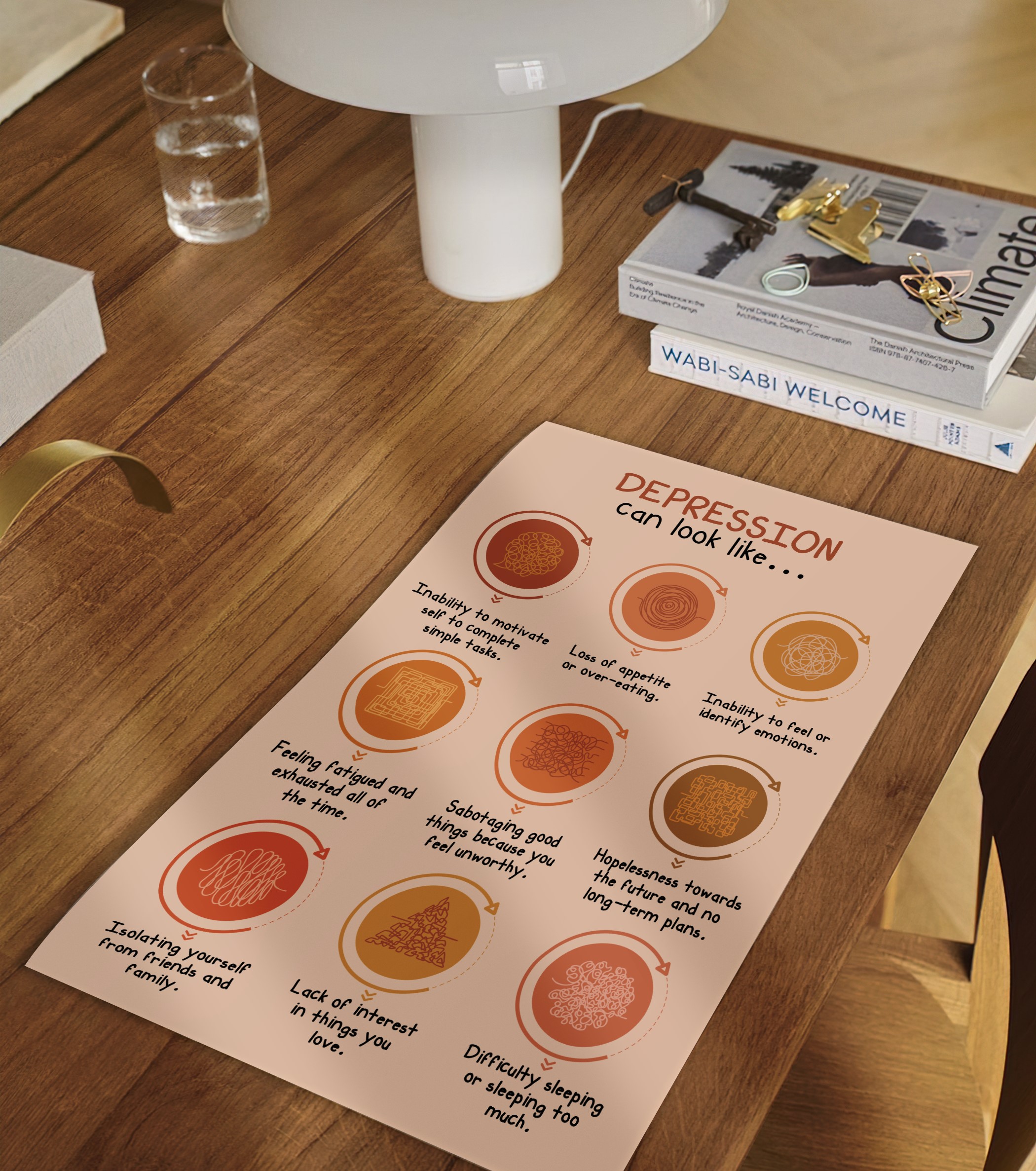 Depression Can Look Like Mental Health Printable - Image 2