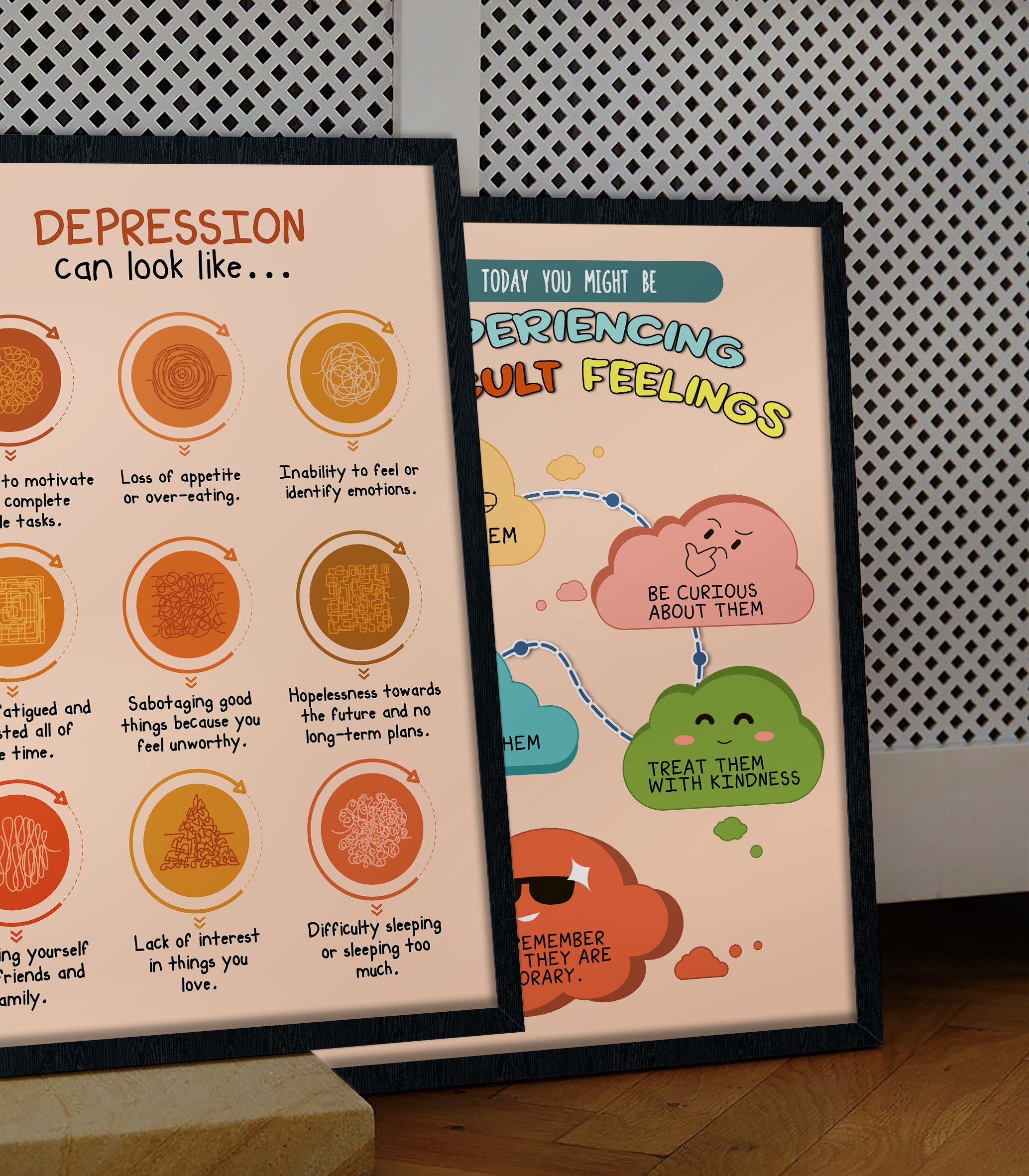 Depression Can Look Like Mental Health Printable - Image 3