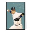 Derek Jeter Hand-drawn Baseball Wall Art