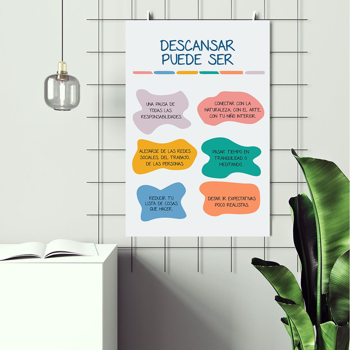 Descansar Puede Ser Mental Health Printable - Image 2