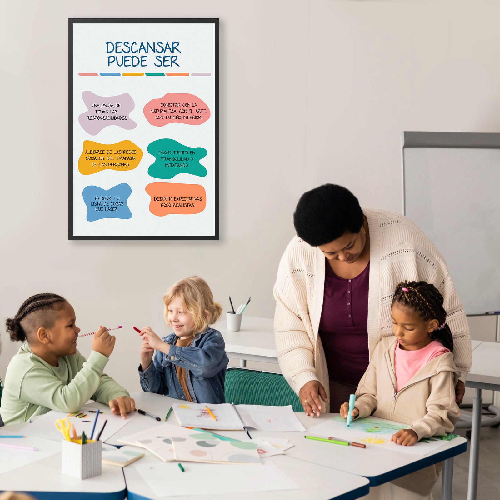 Descansar Puede Ser Mental Health Printable - Image 5
