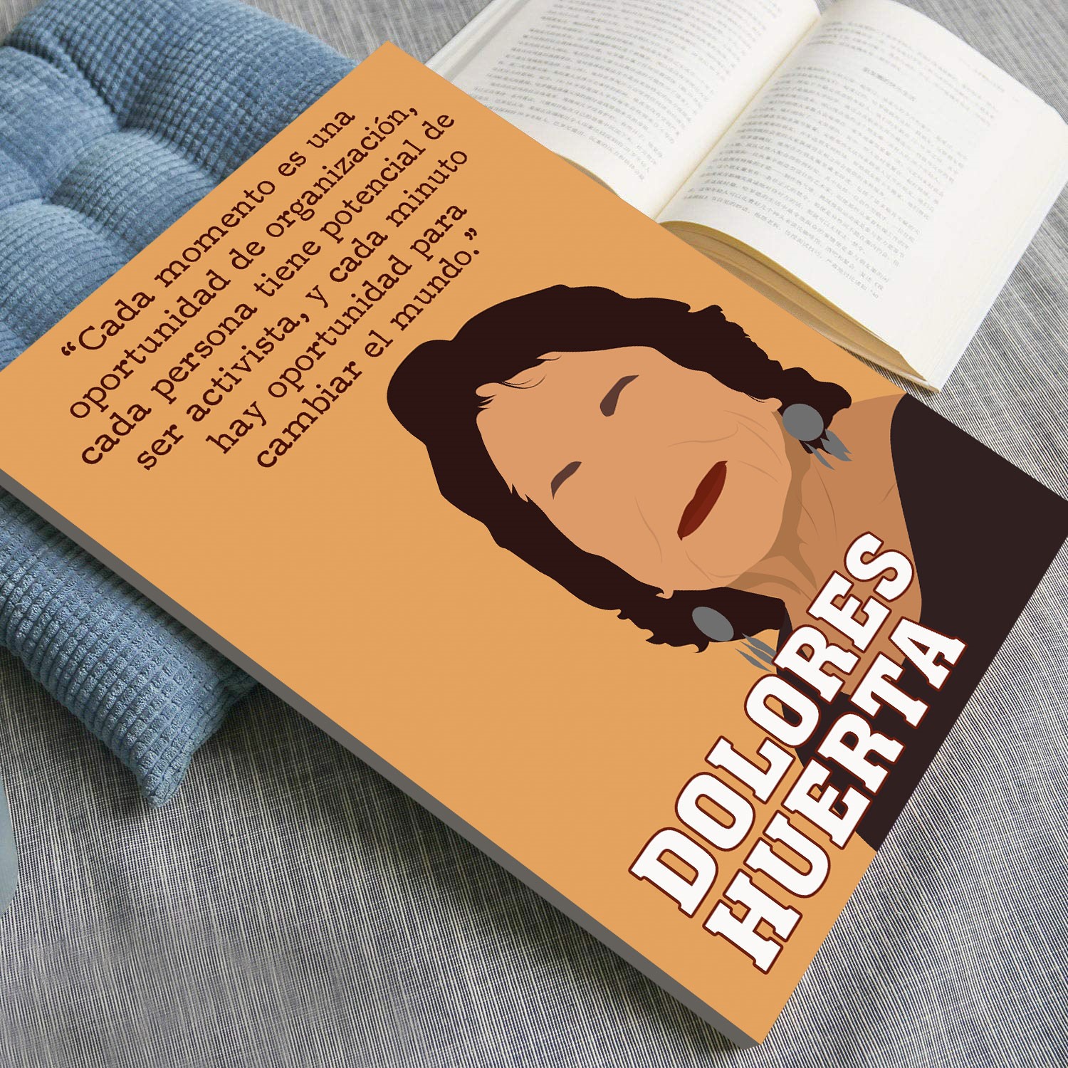 Dolores Huerta Latina Inspirational Quote Wall Art - Image 4