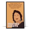 Dolores Huerta Latina Hand-drawn Wall Art