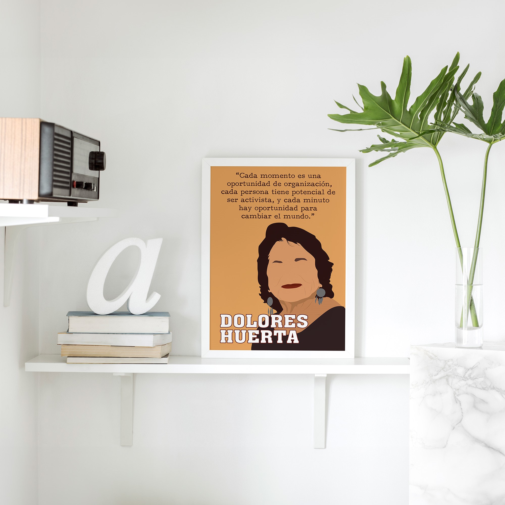 Dolores Huerta Latina Inspirational Quote Wall Art - Image 5