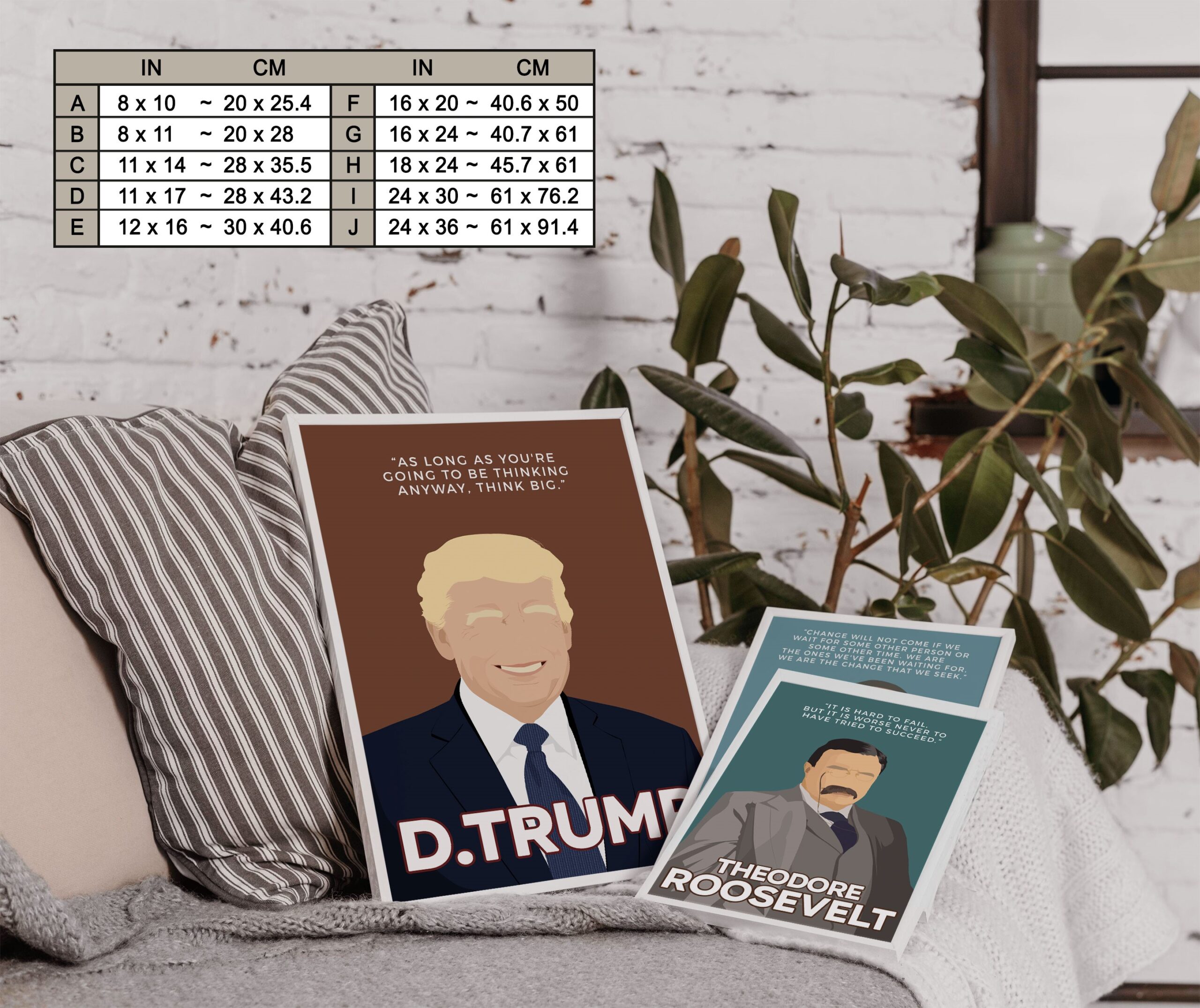 Donald Trump Motivational Quote Wall Art - Image 7