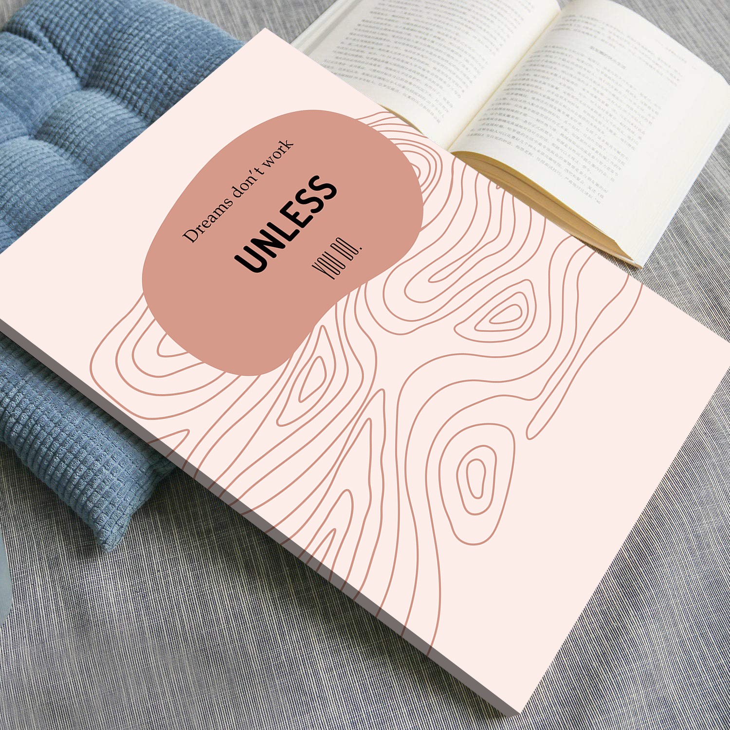 Dreams Don't Work Unless You Do Growth Mindset Wall Art - Image 4