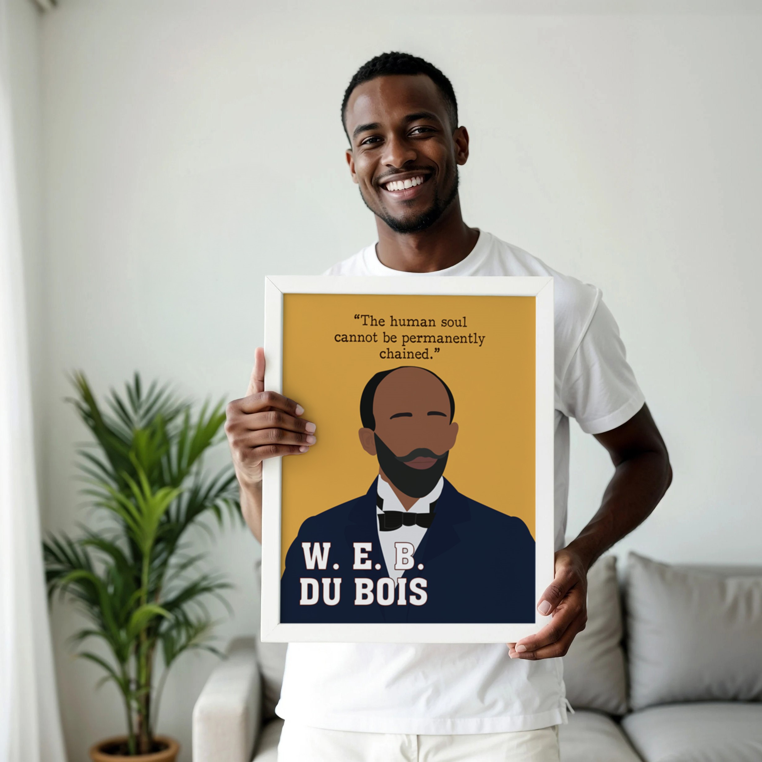 Du Bois Black History Inspirational Quote Wall Art - Image 3