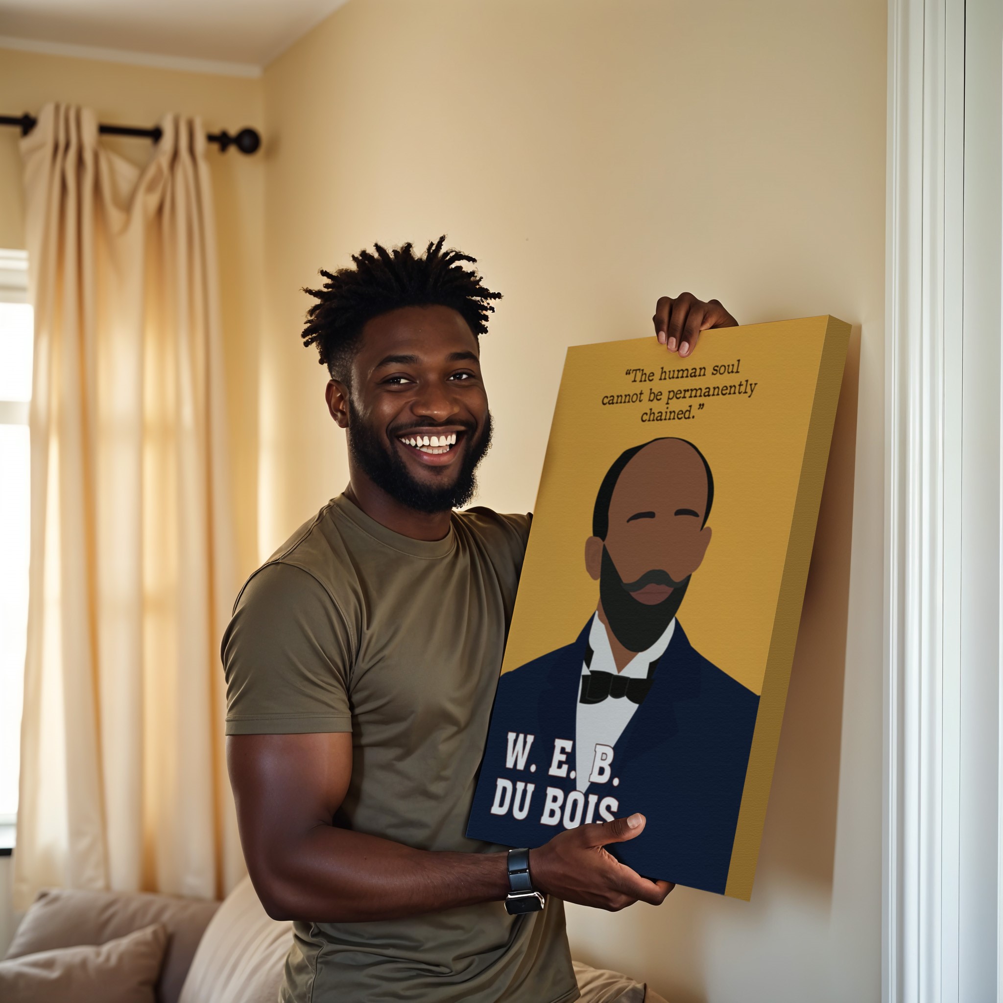 Du Bois Motivational Black Activist Hand-drawn Wall Art - Image 6