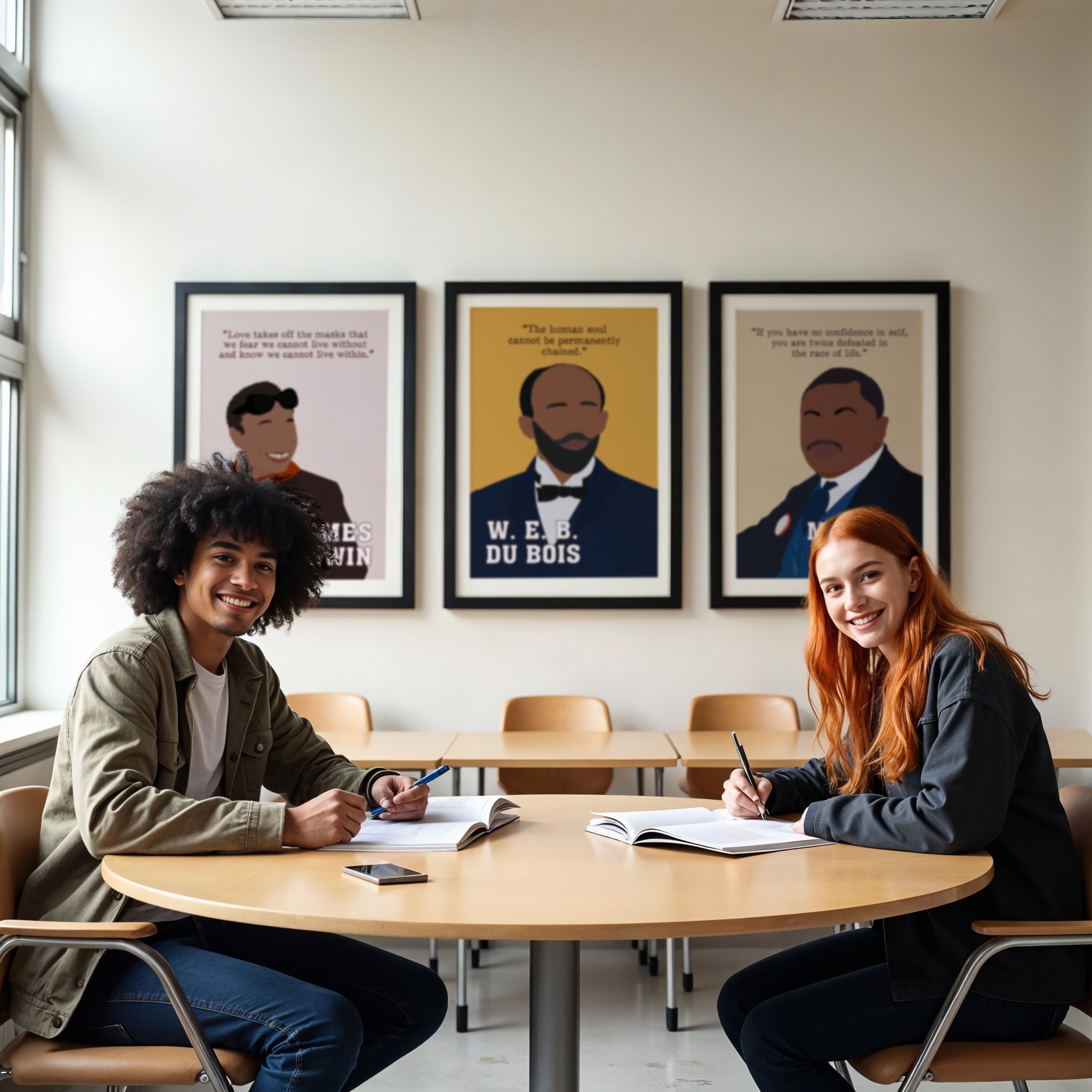 Du Bois Motivational Black Activist Hand-drawn Wall Art - Image 7