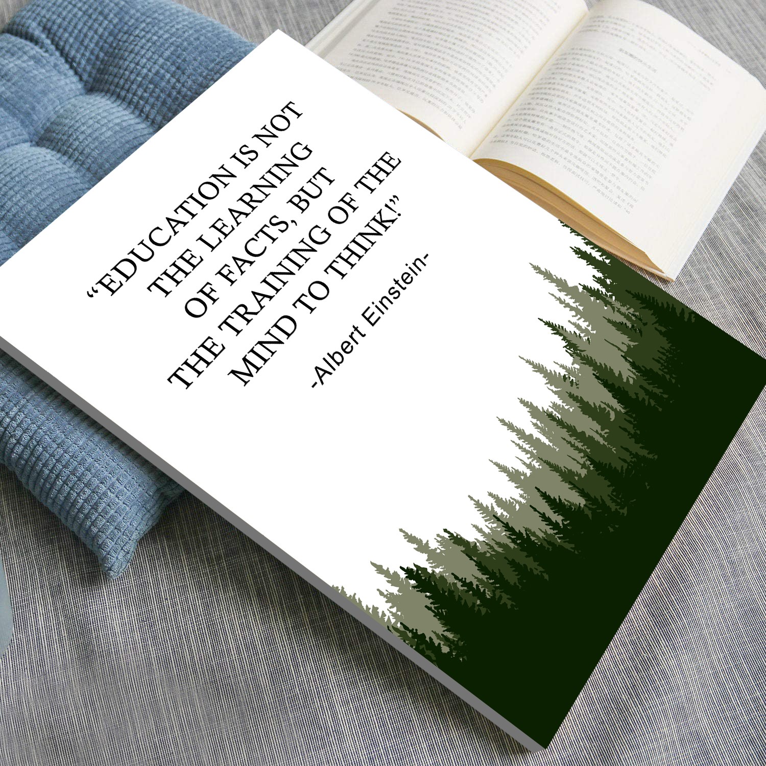 Education Is Not the Learning Growth Mindset Wall Art - Image 4