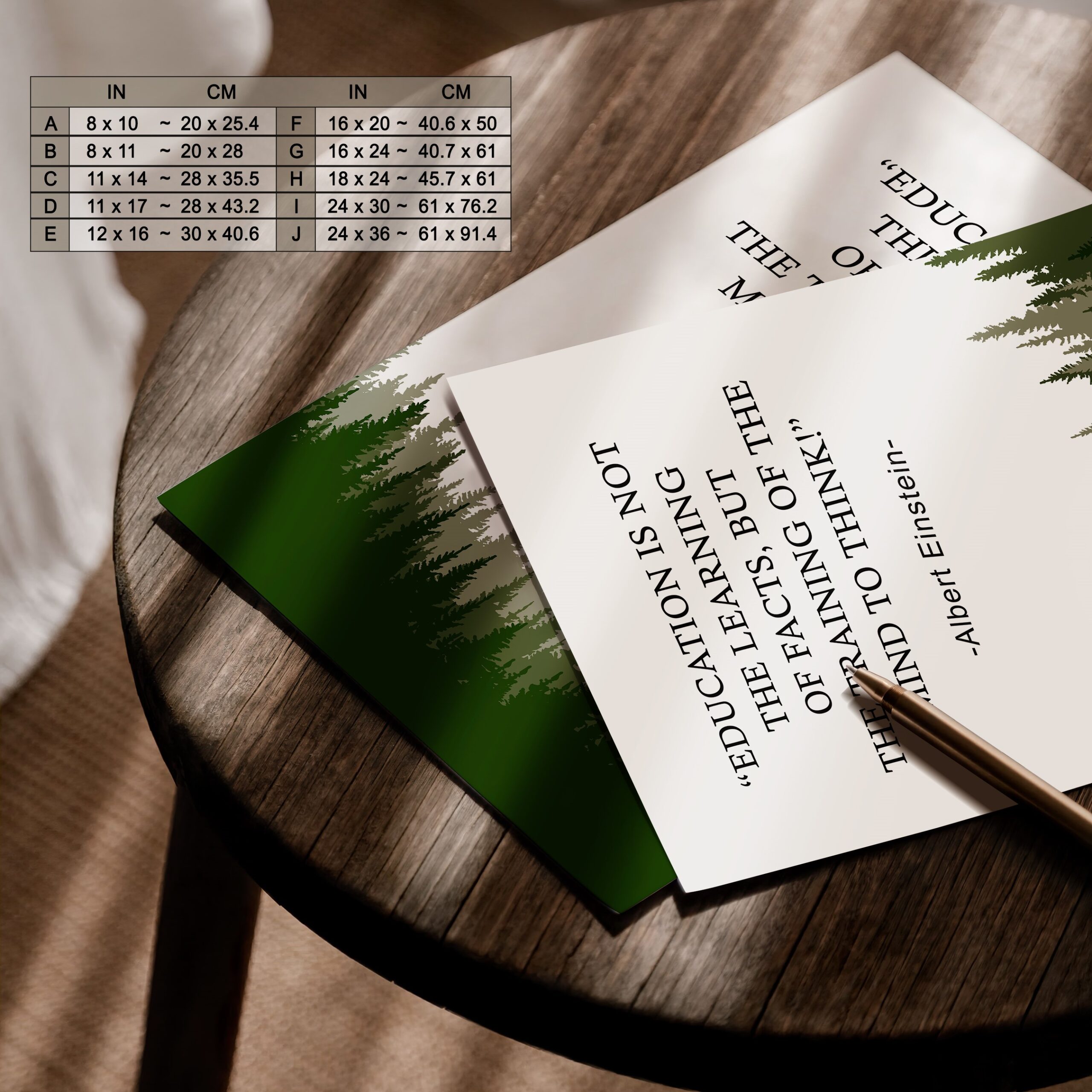 Education Is Not the Learning Growth Mindset Wall Art - Image 7