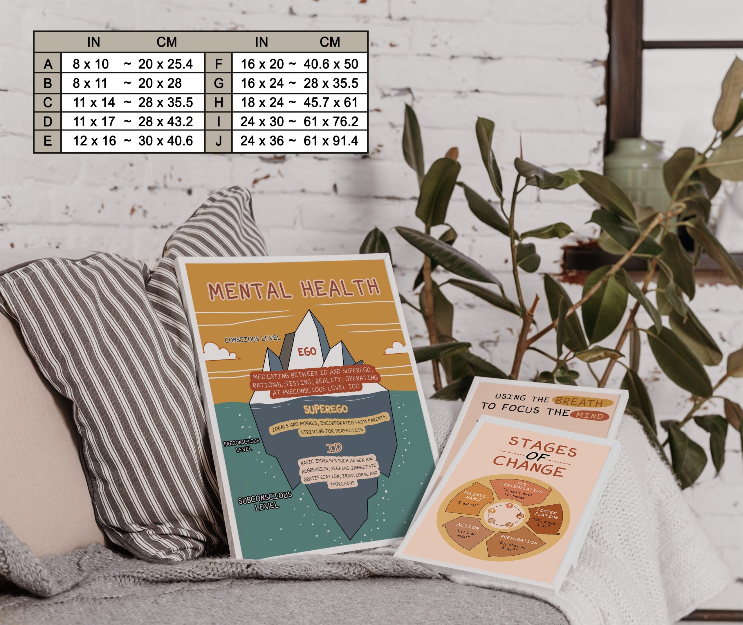 Ego Superego Id Boho Mental Health Printable - Image 7