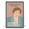 Eleanor Roosevelt Hand-drawn Wall Art