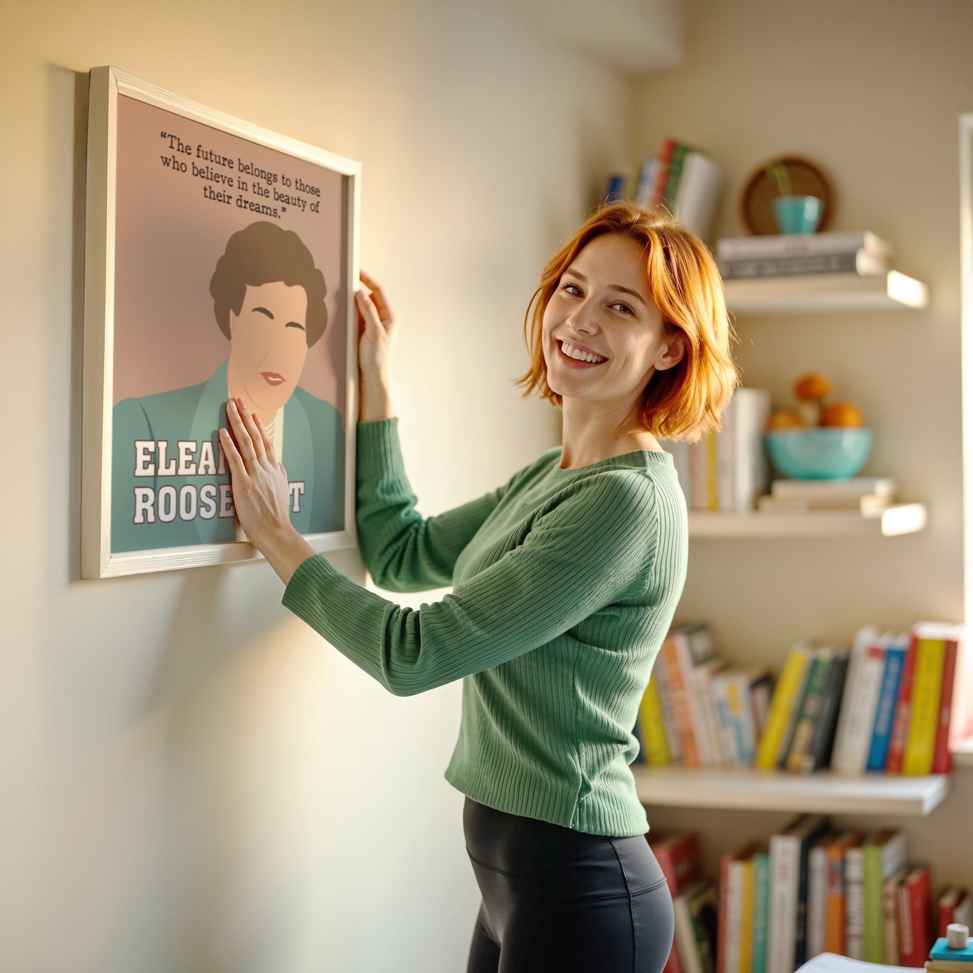 Eleanor Roosevelt Powerful Inspirational Quote Wall Art - Image 3