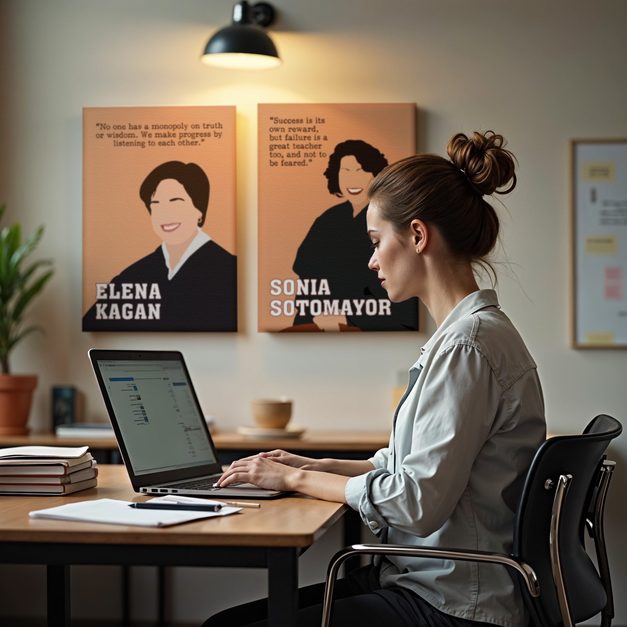 Elena Kagan Powerful Women Inspirational Quote Wall Art - Image 5