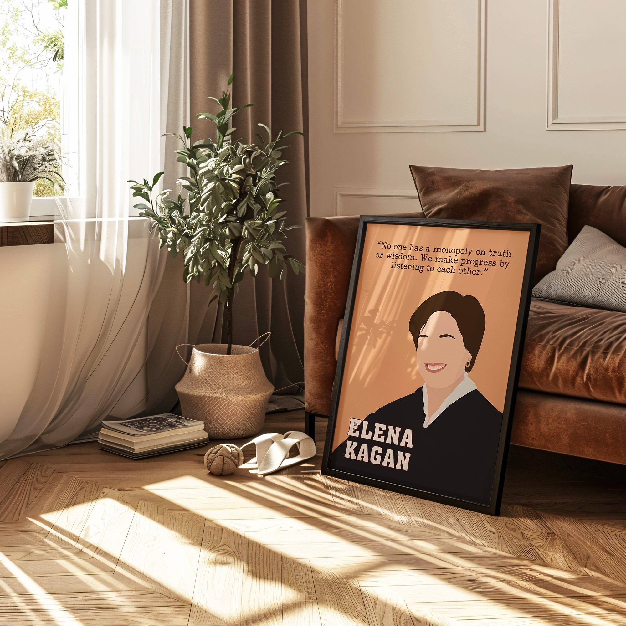 Elena Kagan Powerful Women Inspirational Quote Wall Art - Image 6