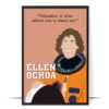 Ellen Ochoa Latina Hand-drawn Wall Art
