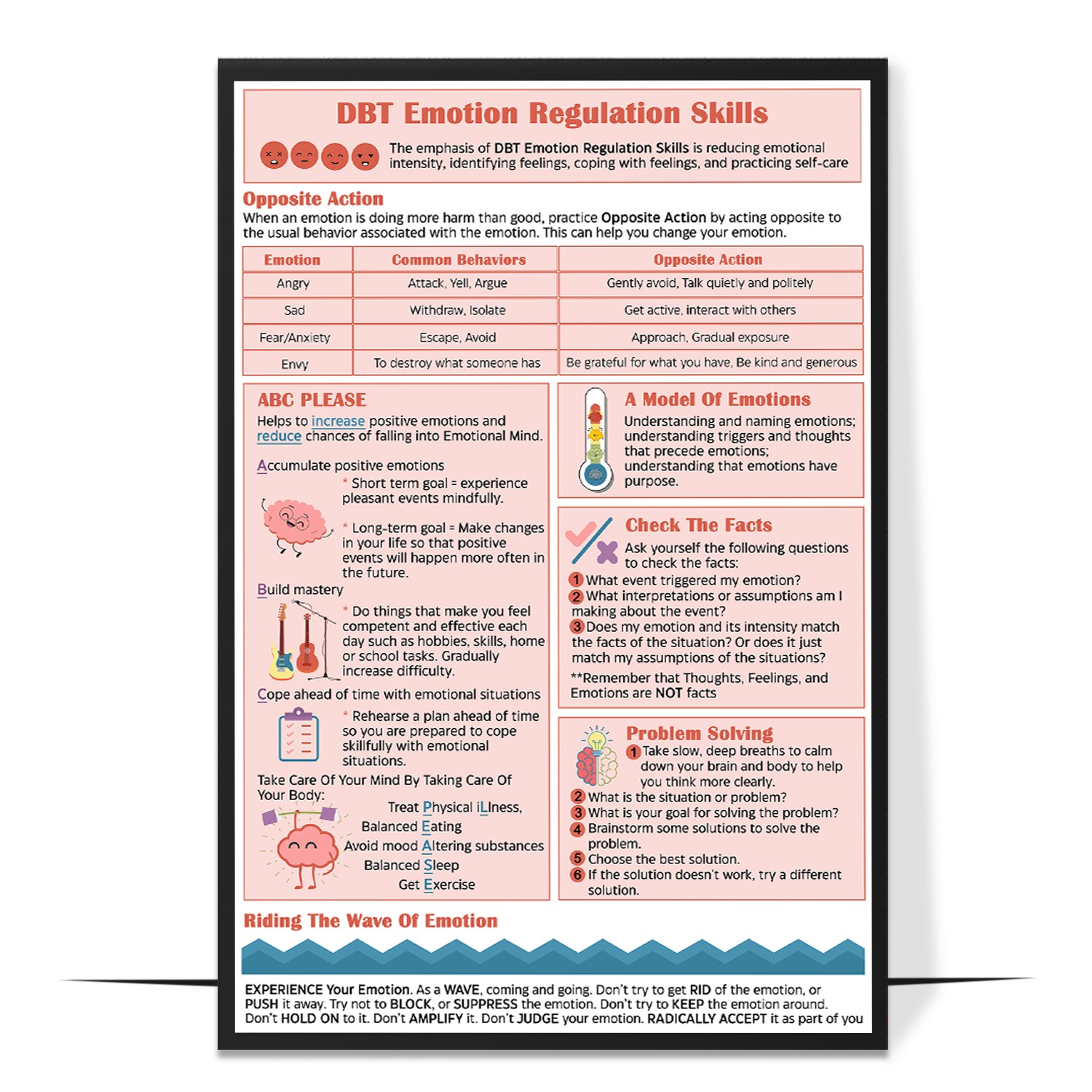 Emotion Regulation Skills Printable