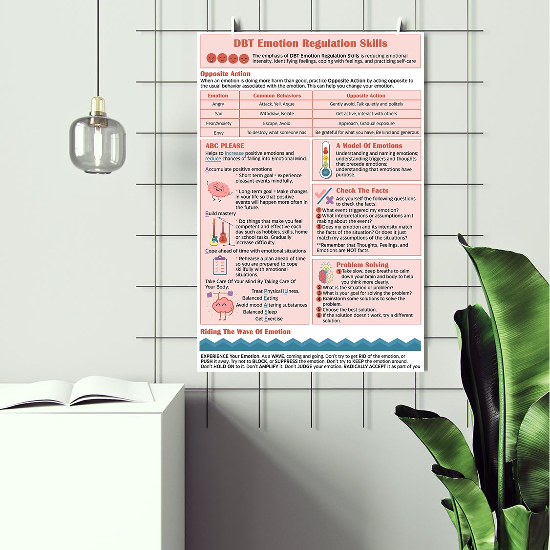 Emotion Regulation Skills Mental Health Printable - Image 3
