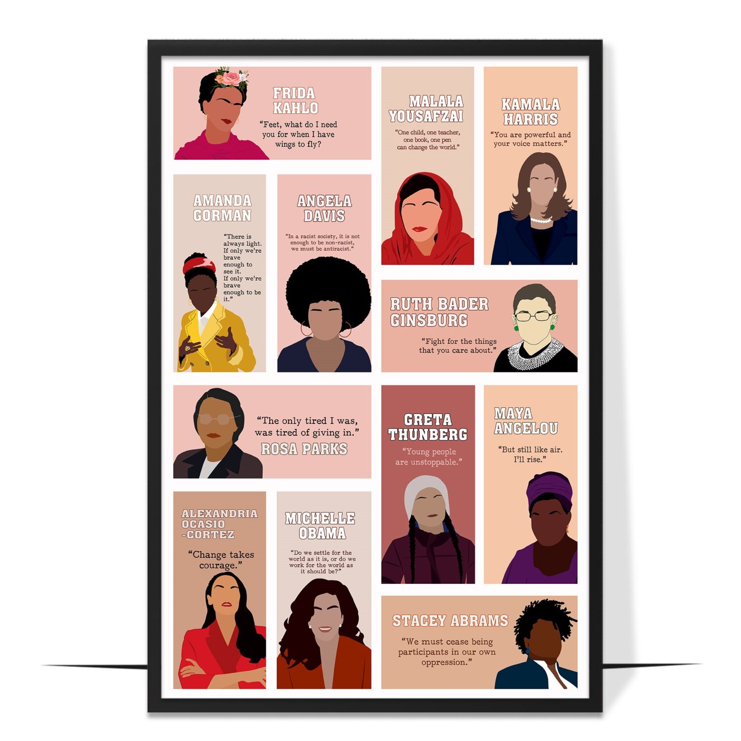 Empower Women Inspirational Wall Art