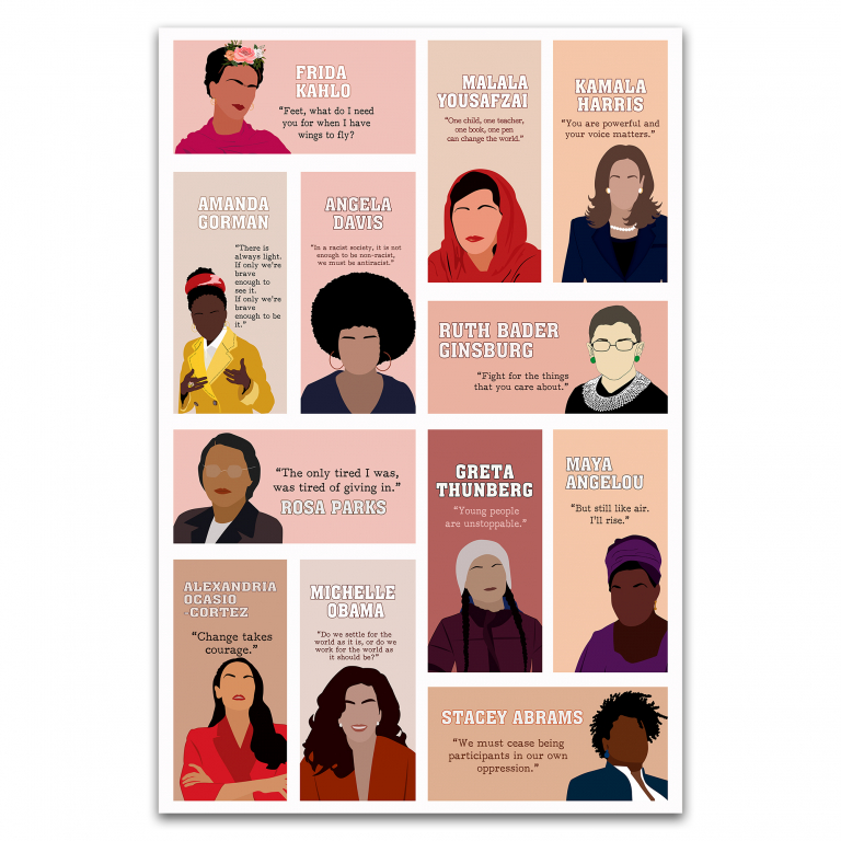 Empowered Women Inspirational Wall Art
