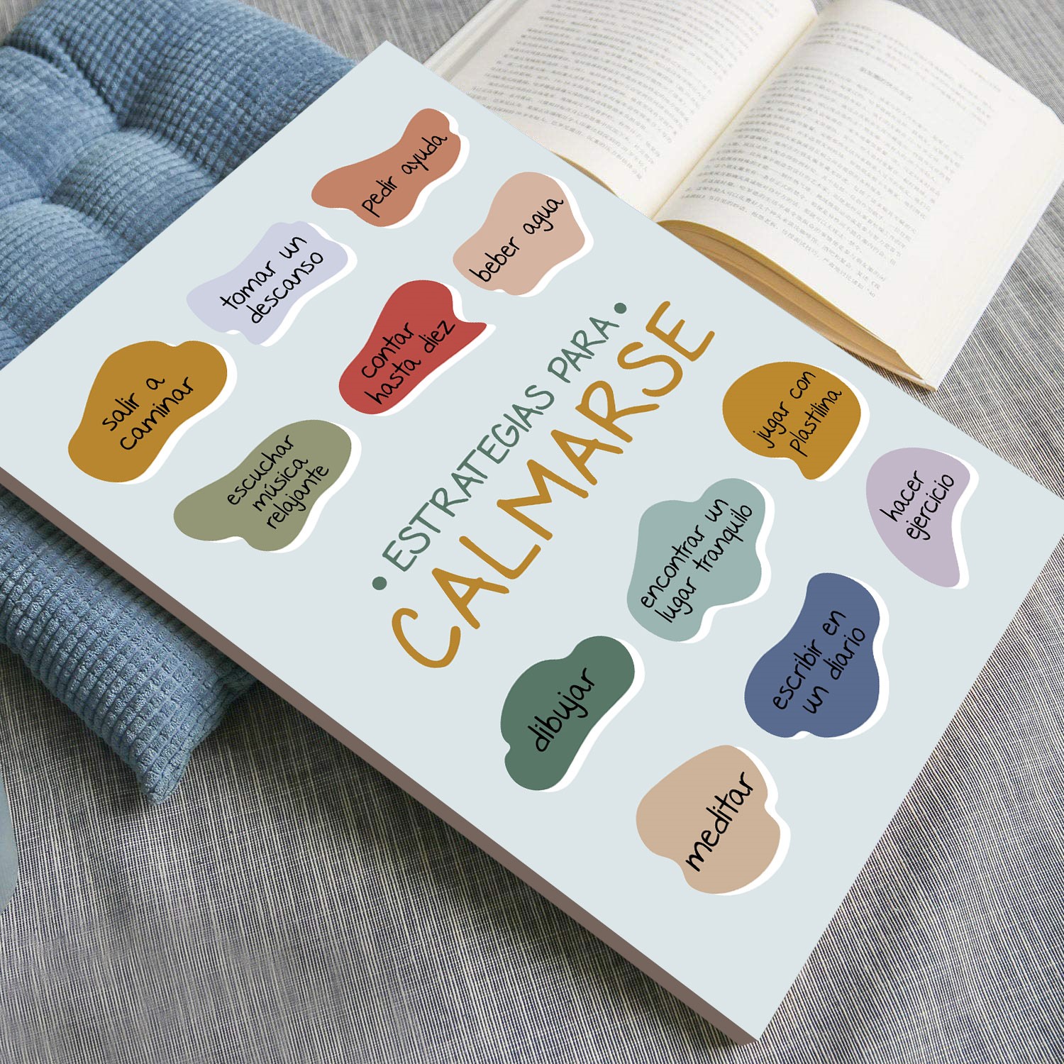 Estrategias Para Calmarse Mental Health Printable - Image 4