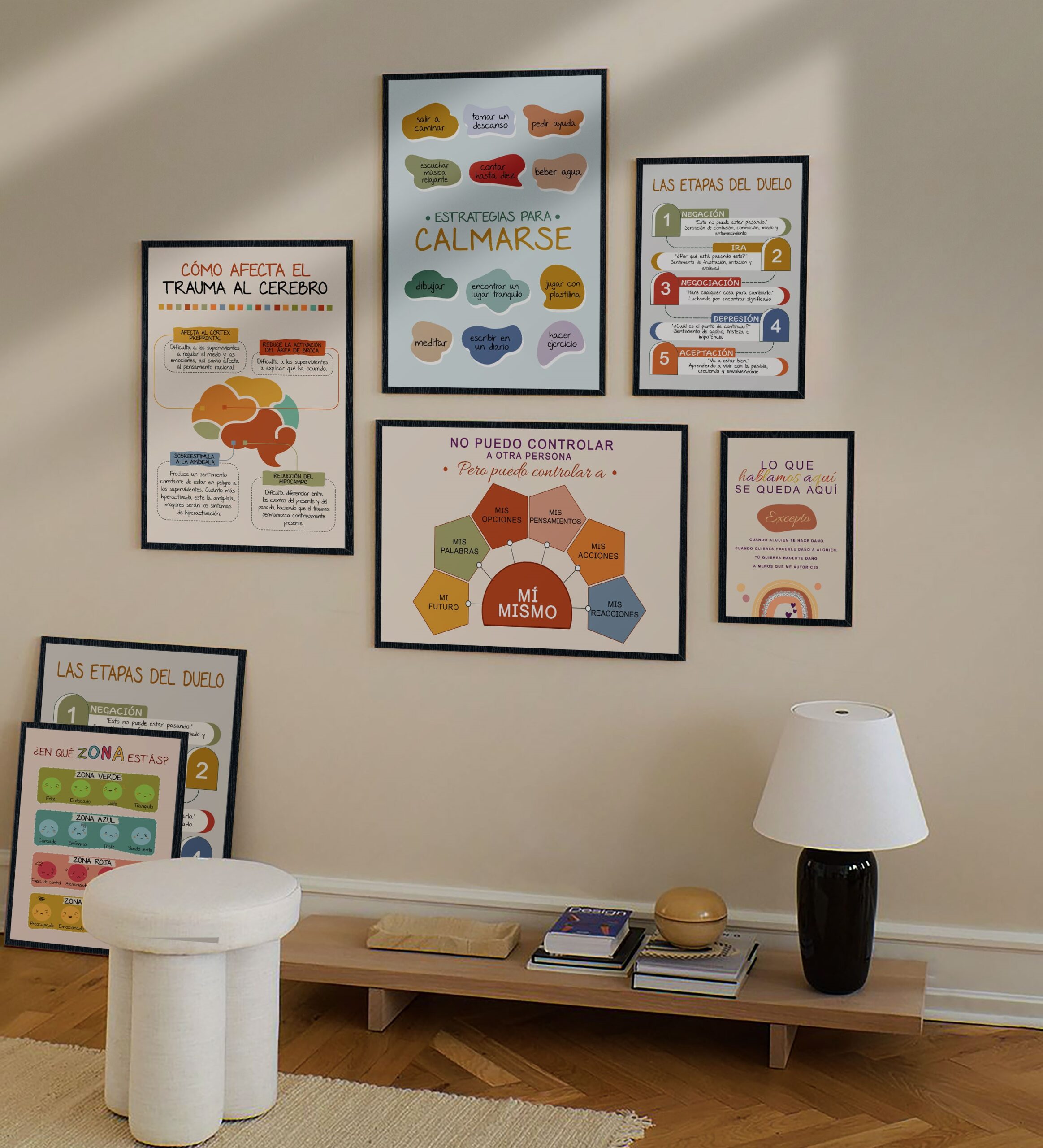 Estrategias Para Calmarse Mental Health Printable - Image 6